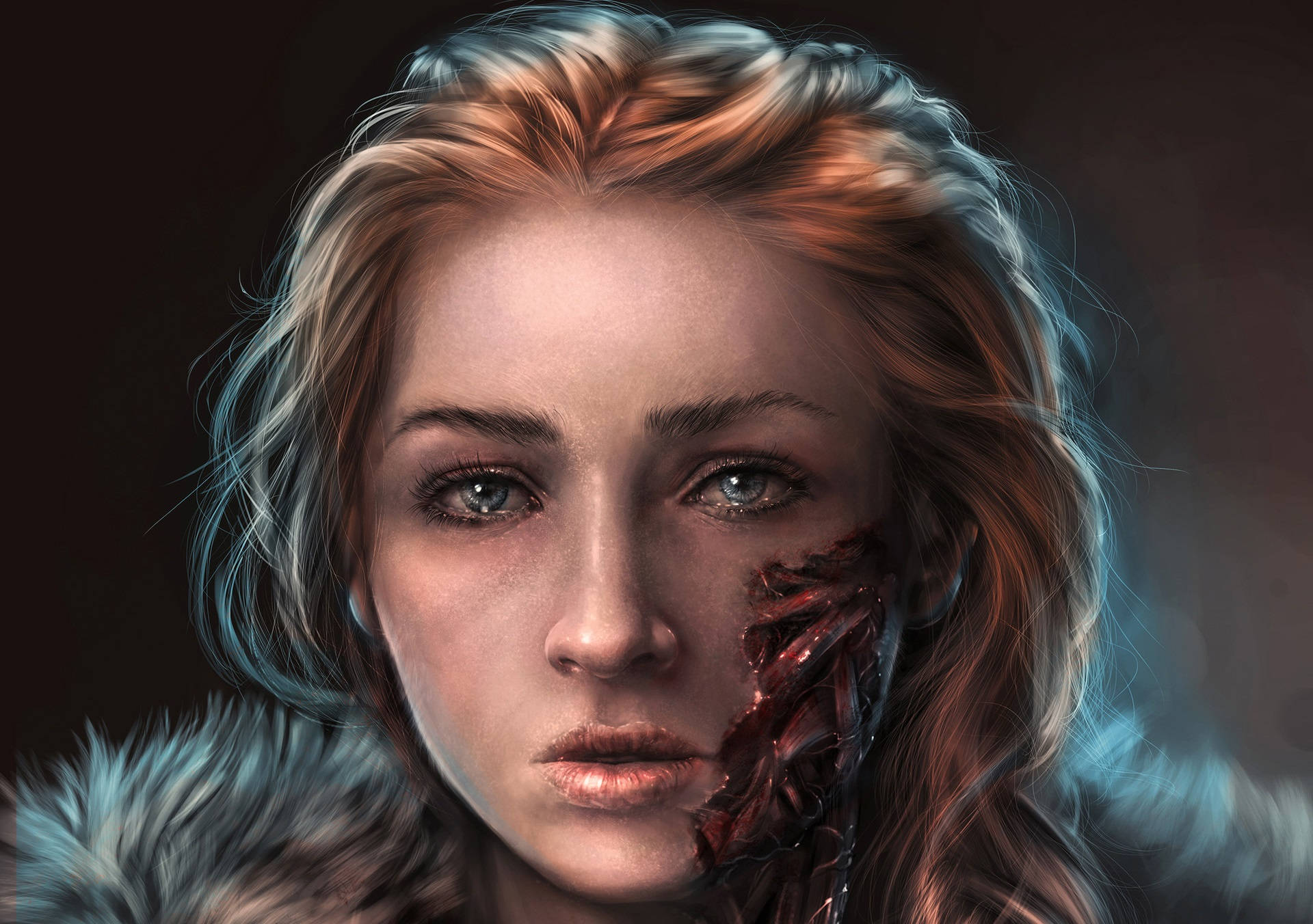 Sansa Stark Fan Art Background