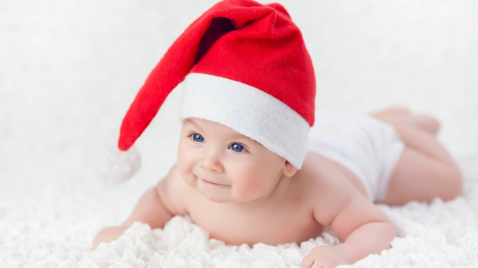 Santa Baby Love Crawling Background