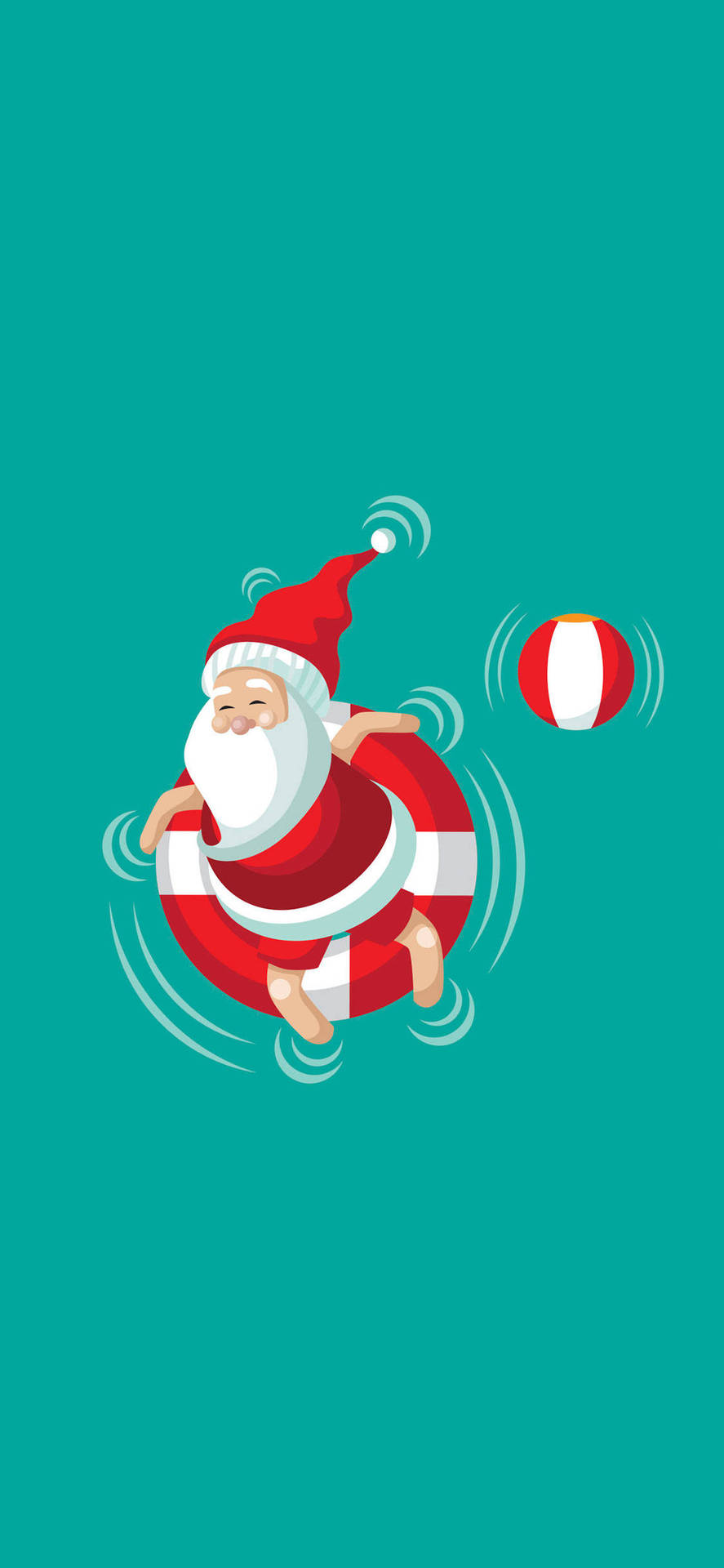 Santa Claus Aesthetic Christmas Iphone Background