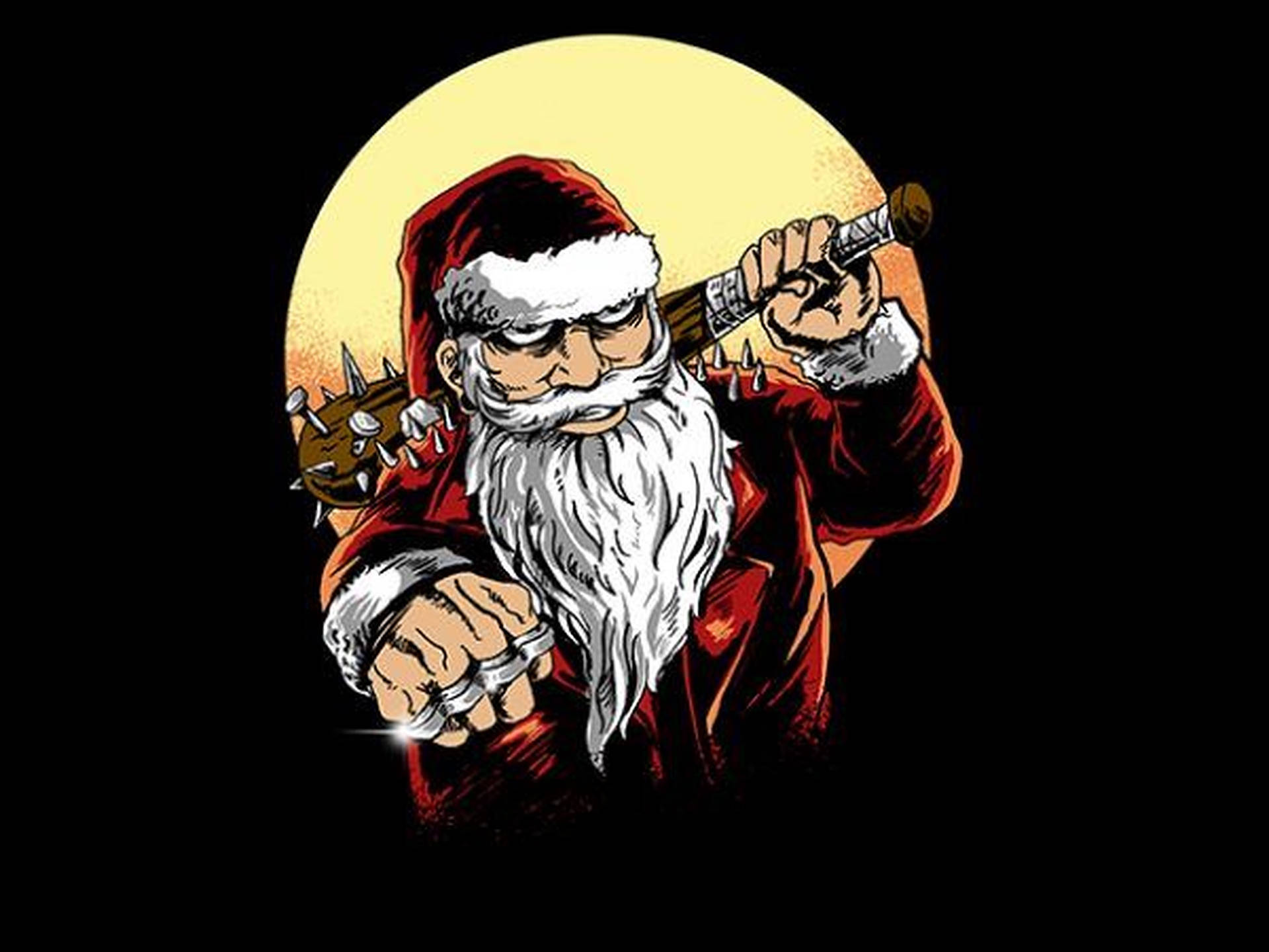 Santa Claus Evil Gangster Background