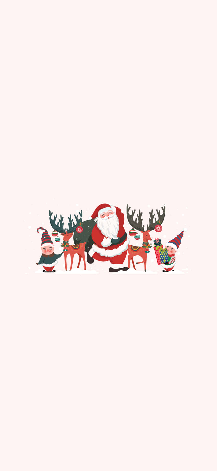 Santa Claus Simple Aesthetic Cute Christmas