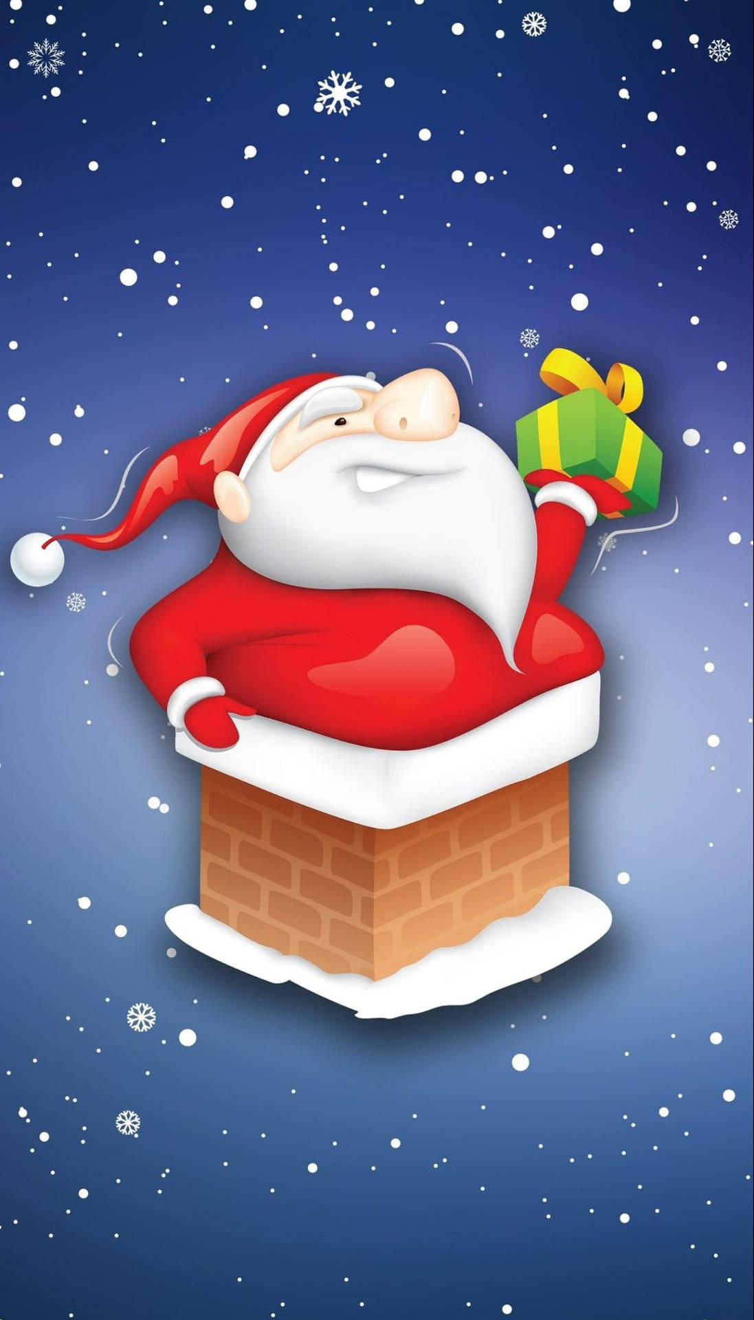 Santa Claus Winter Iphone Background