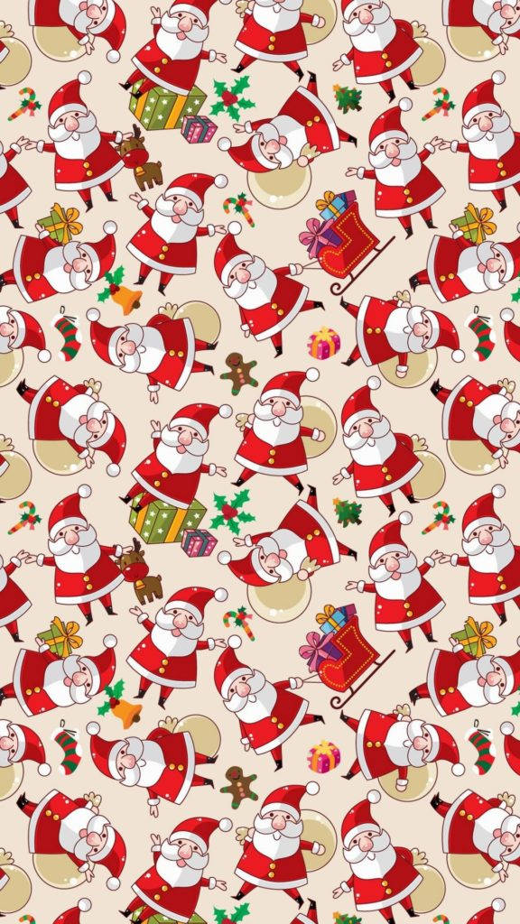 Santa Festive Christmas Pattern