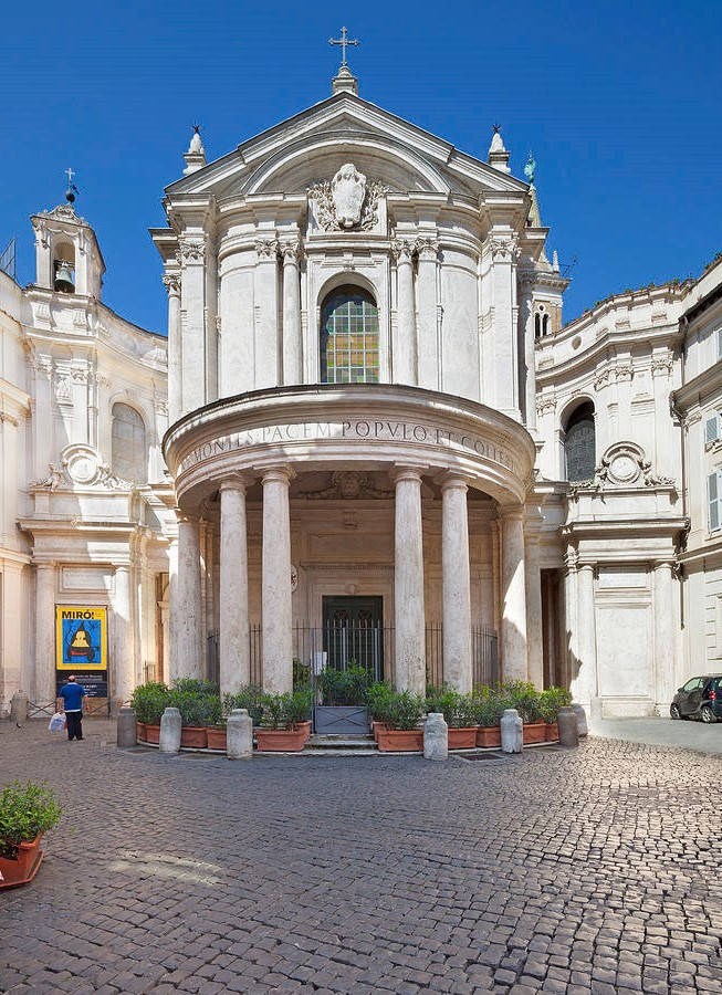 Santa Maria Della Pace Rome Background