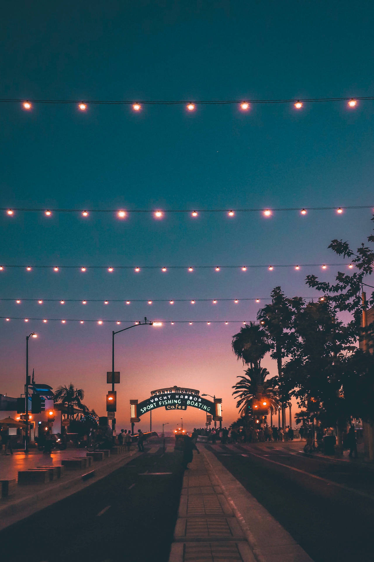 Santa Monica Street Lights