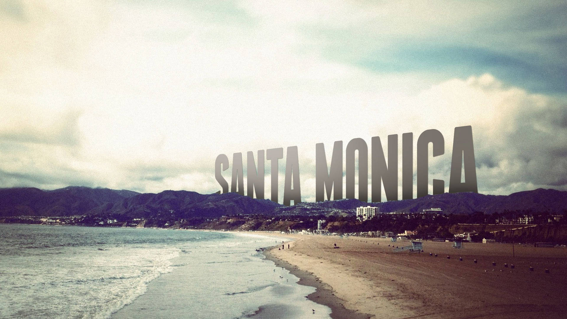 Santa Monica Text Mountain
