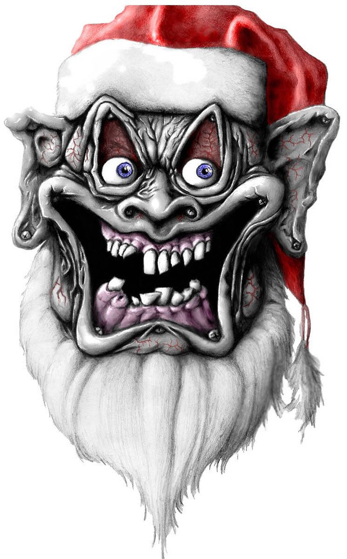 Santa's Evil Elf Monster Background