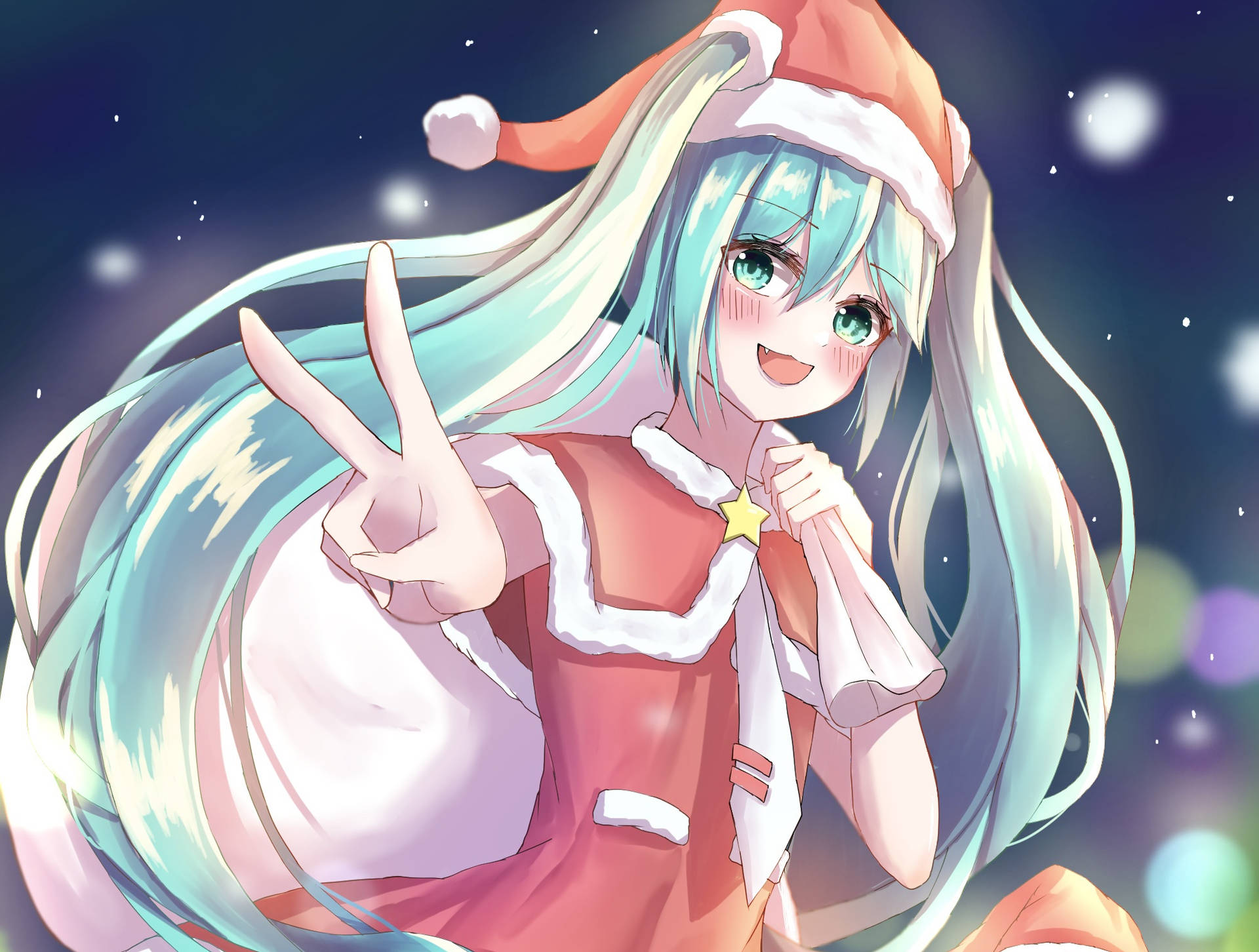 Santa Vocaloid Background