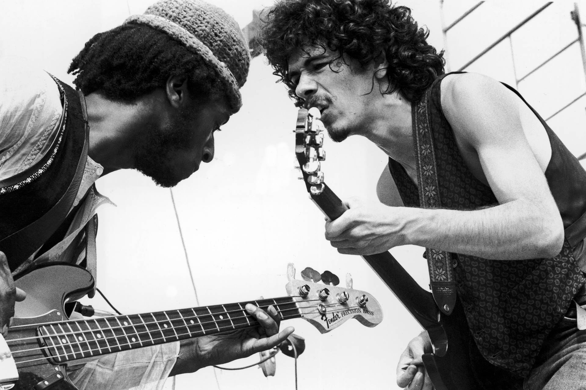 Santana At Woodstock Background