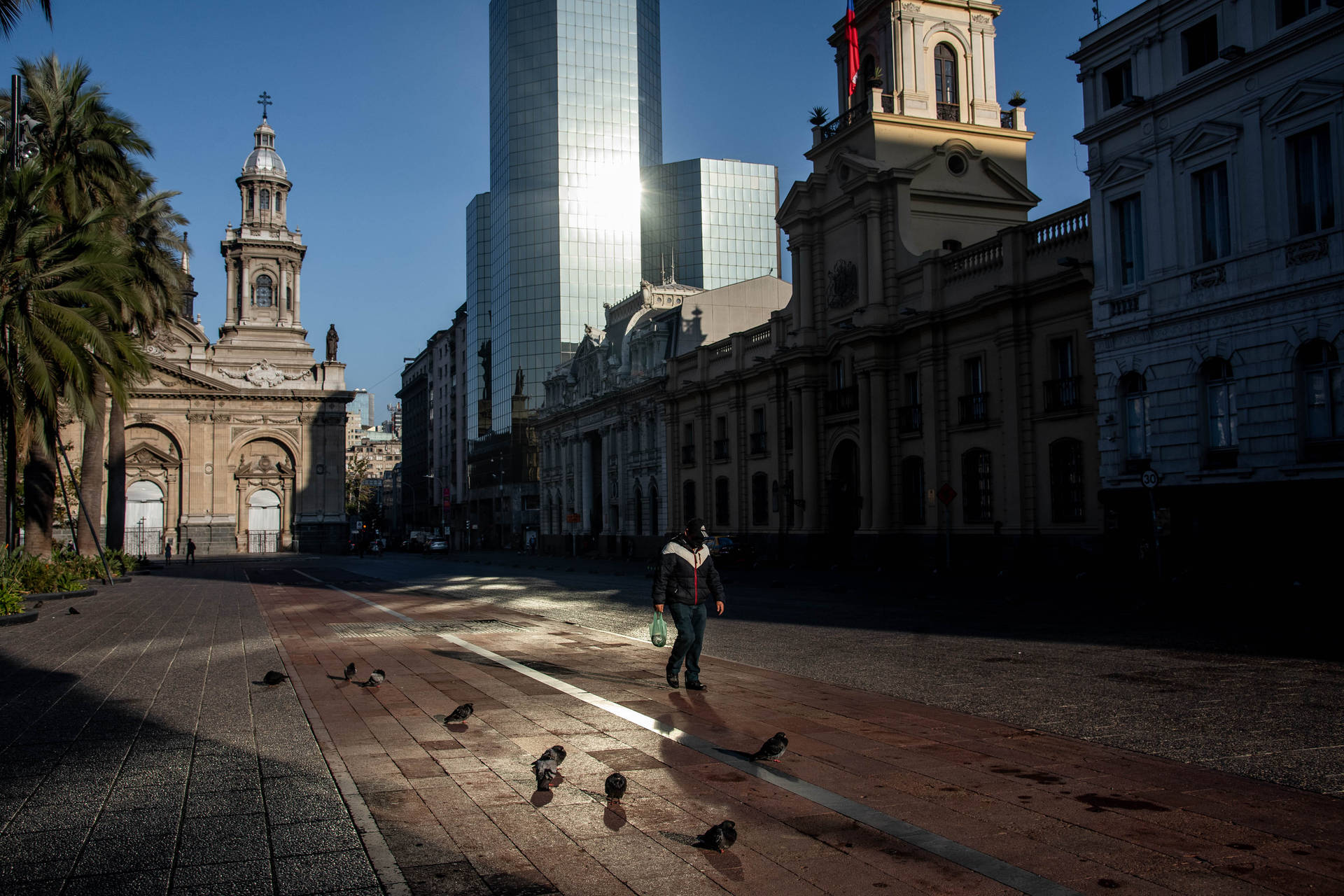 Santiago Chile Palacio De La Real Background