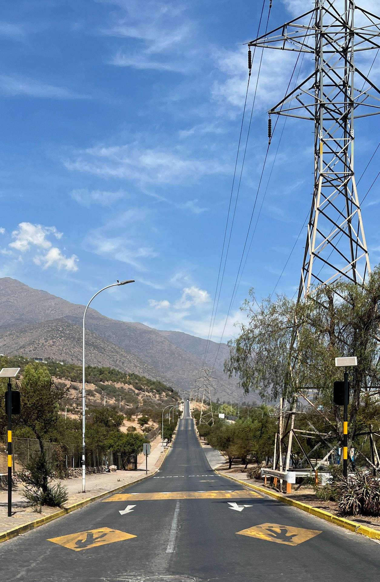 Santiago Chile Road Background