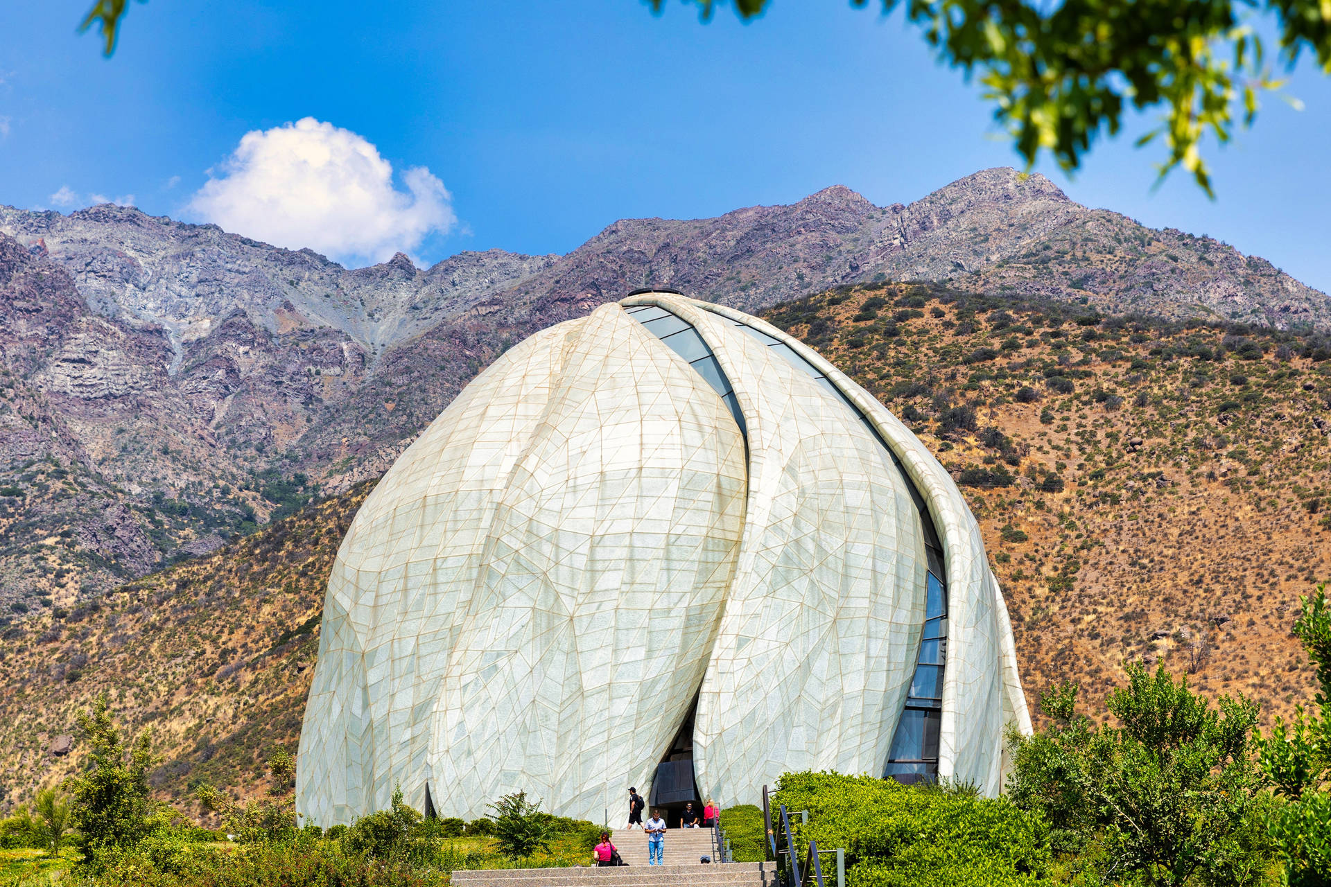 Santiago Chile Templo Background