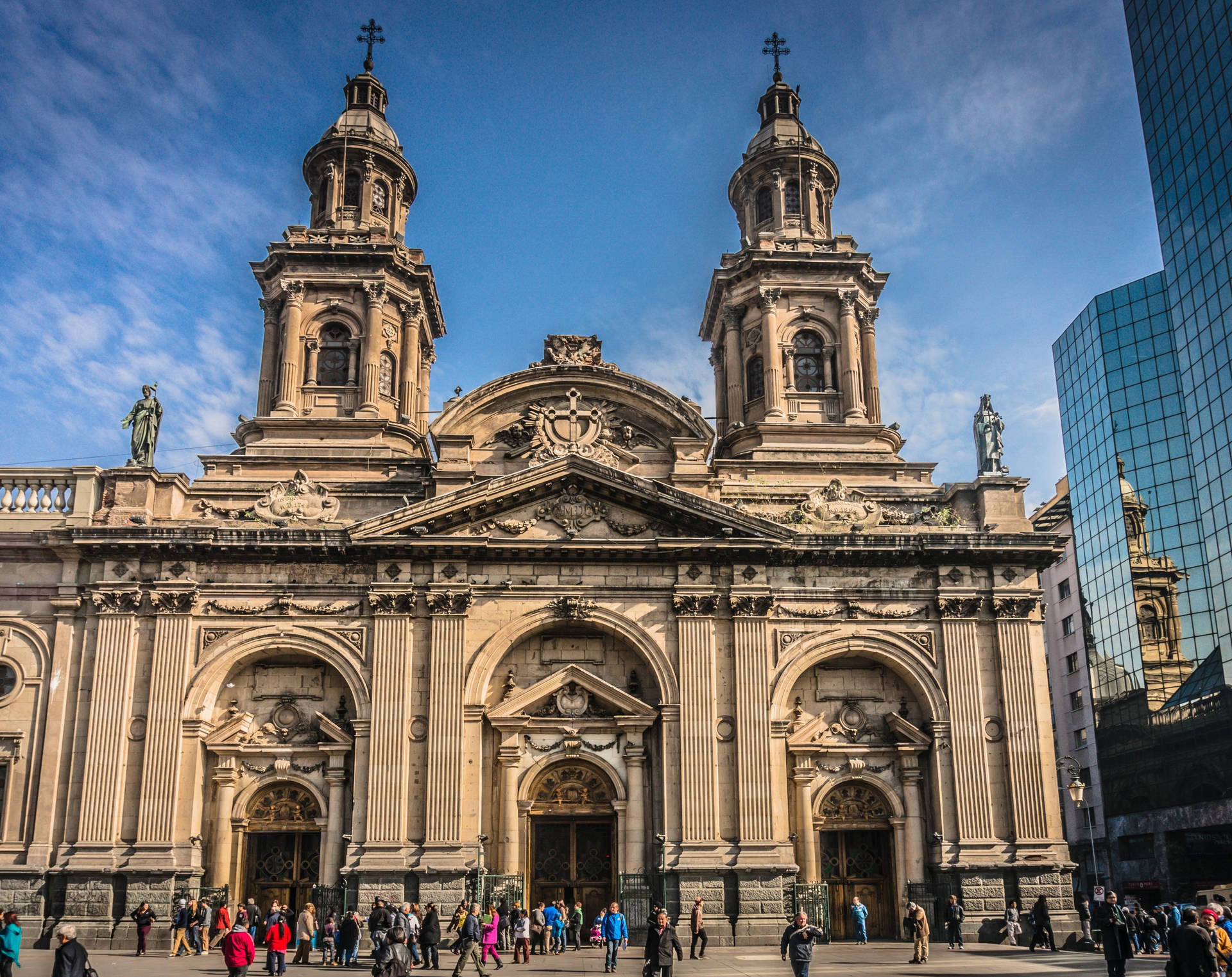 Santiago Metropolitan Cathedral Background