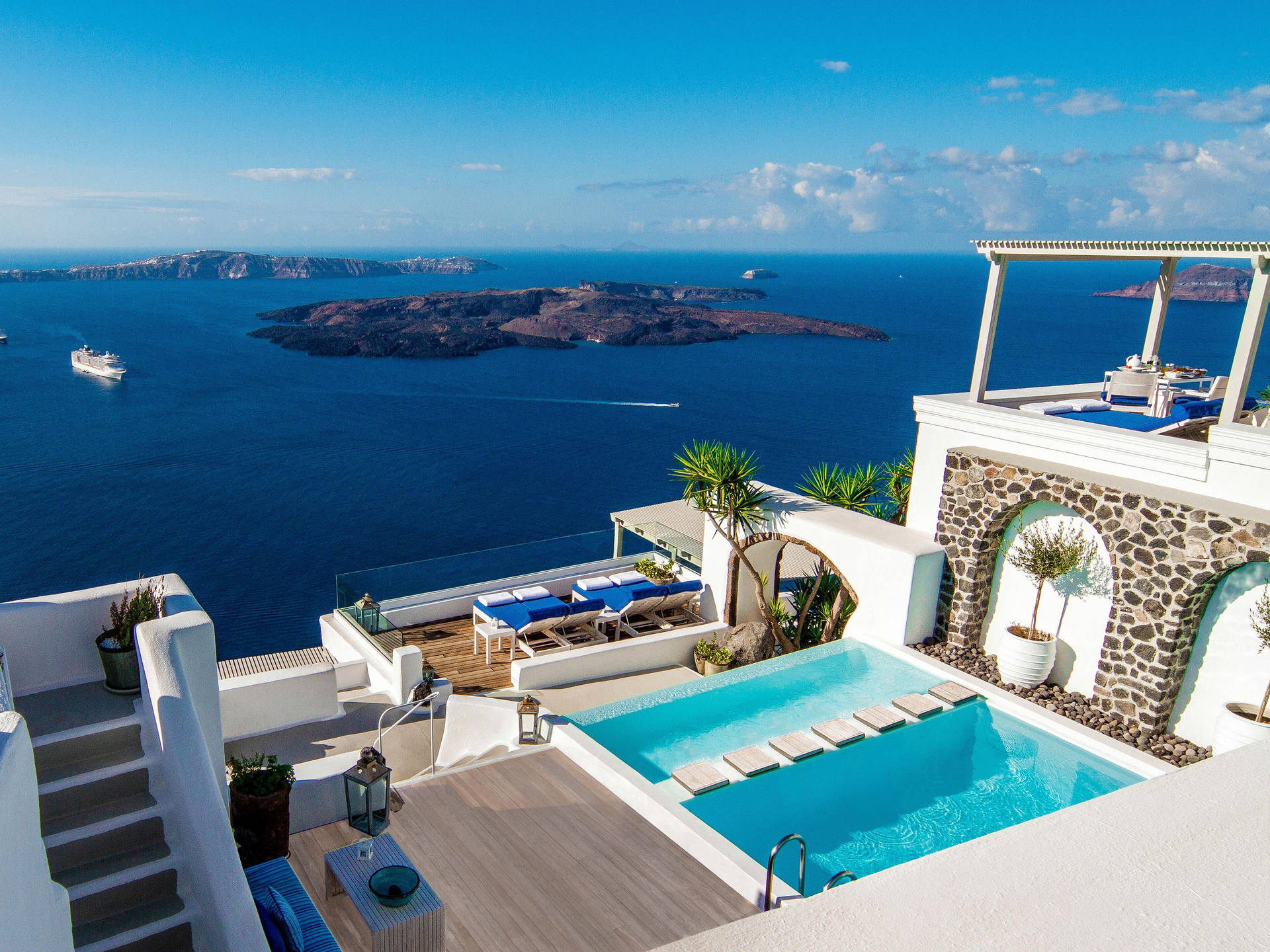 Santorini Swimming Pool