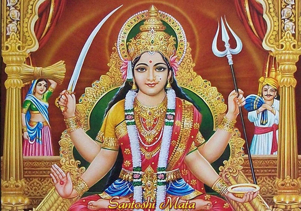 Santoshi Maa Local Goddess Background