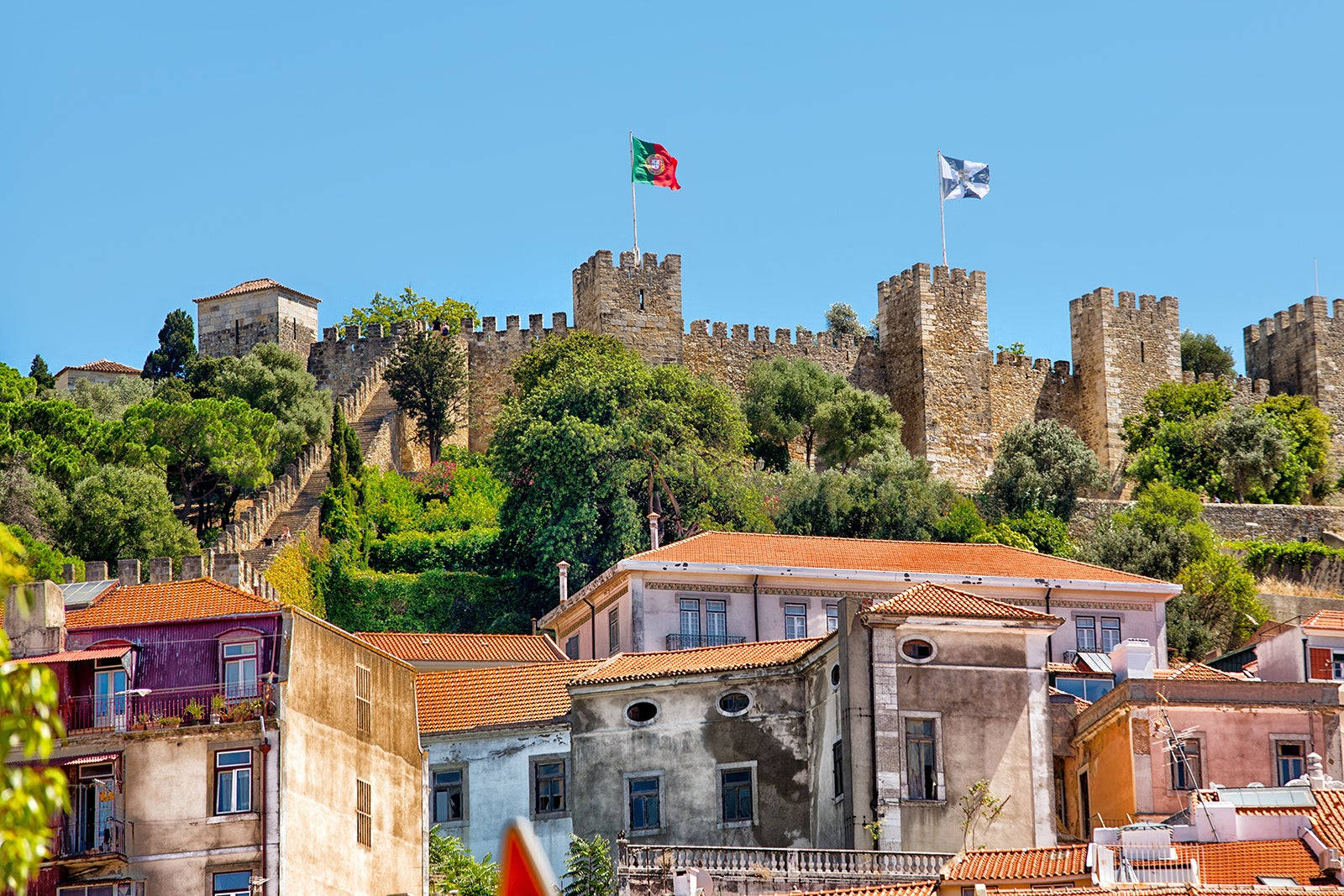 São Jorge Castle In Lisbon