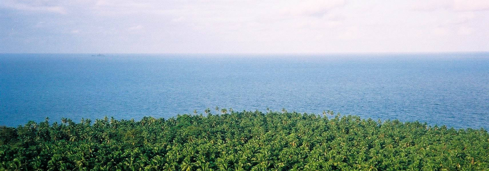 Sao Tome And Principe Blue Ocean Coastline