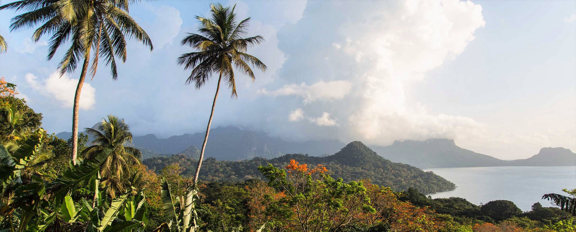 Sao Tome And Principe Island Panorama