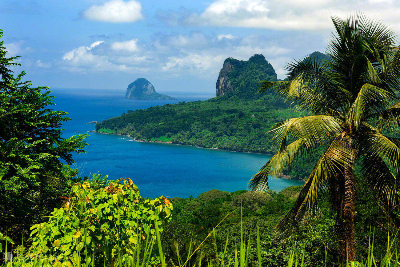 Sao Tome And Principe Summer Island Background