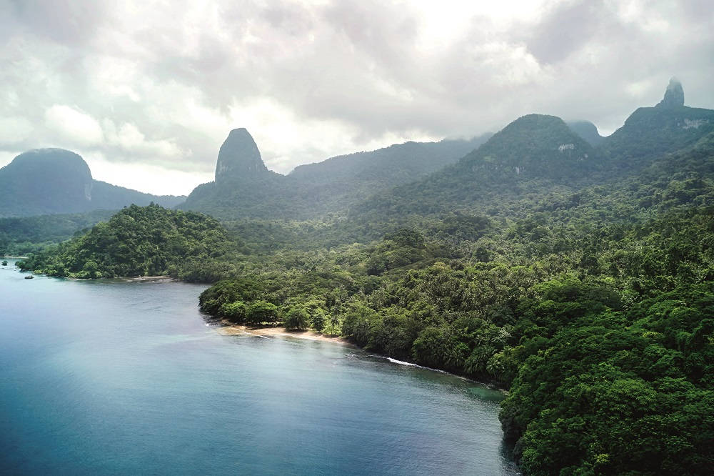 Sao Tome And Principe Tropical Beach