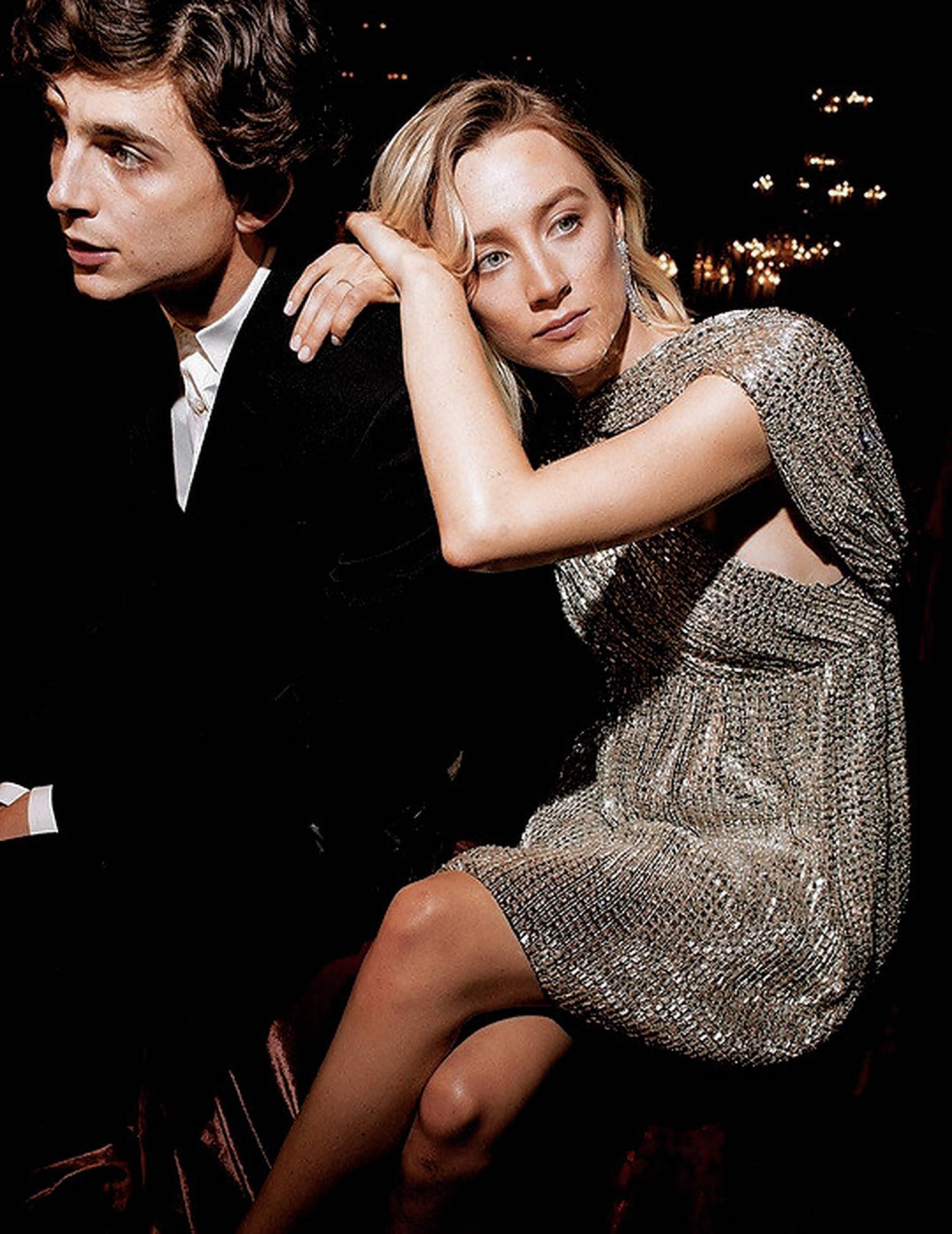 Saoirse Ronan And Timothée Chalamet Background