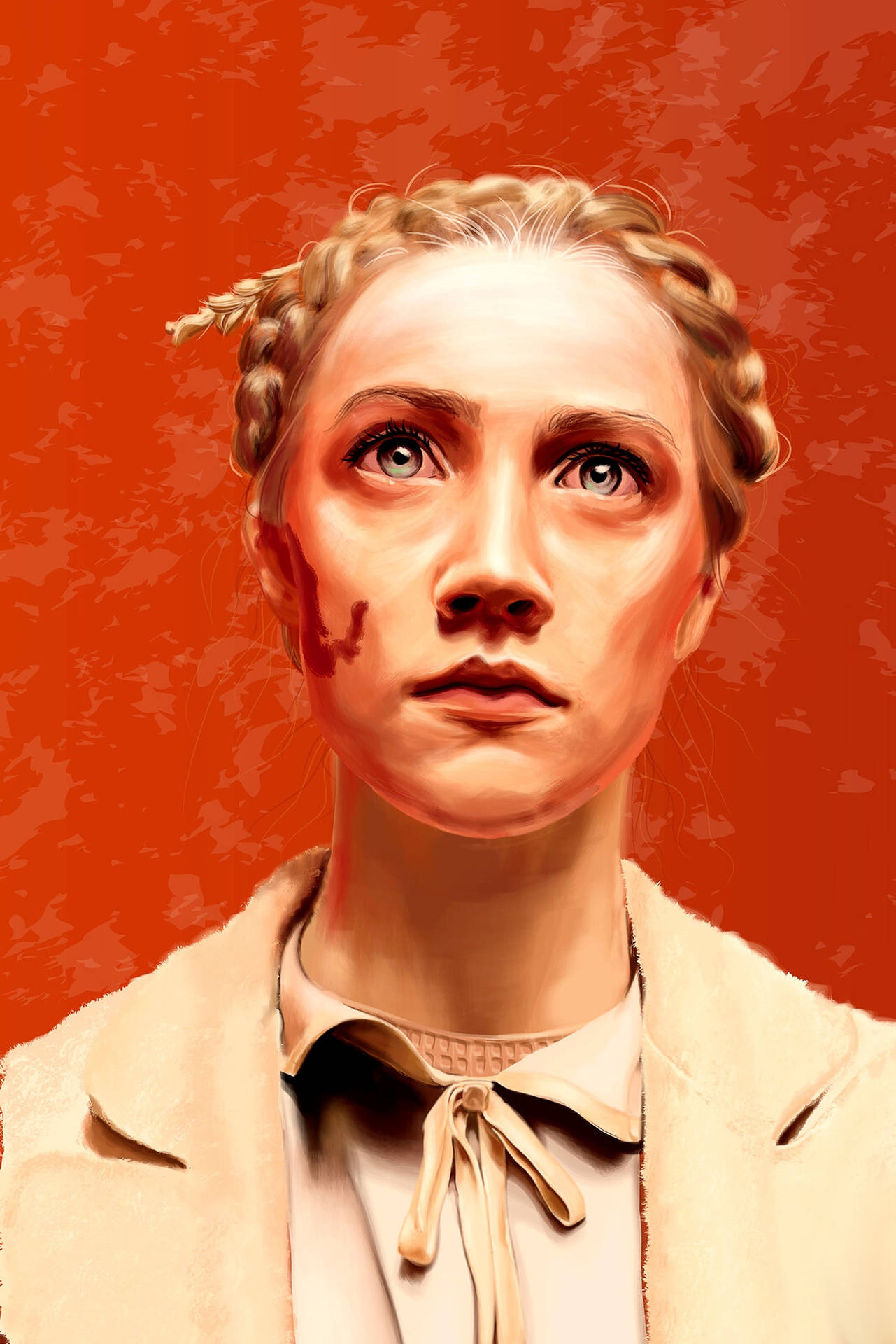 Saoirse Ronan Artwork Background