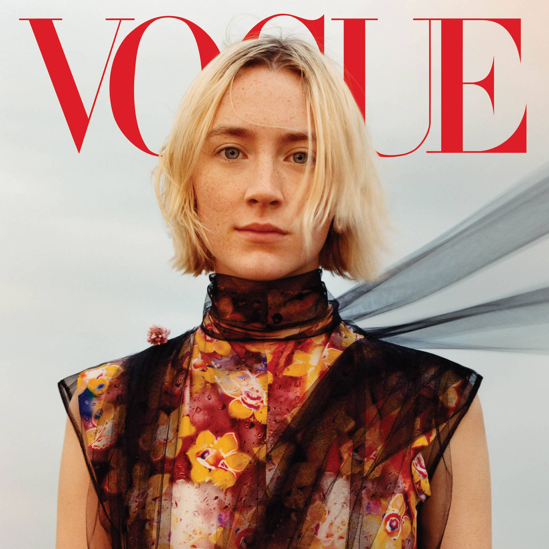 Saoirse Ronan Vogue Cover Background