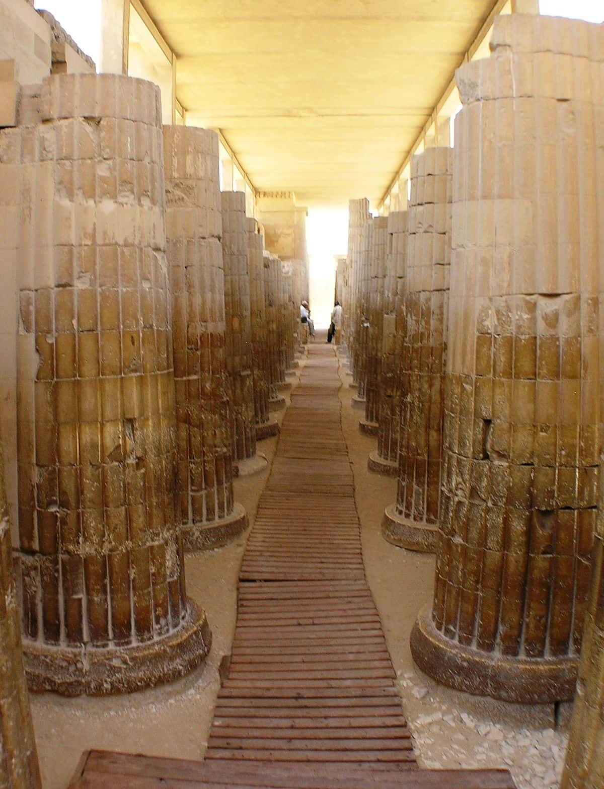 Saqqara Pyramid Corridor Background