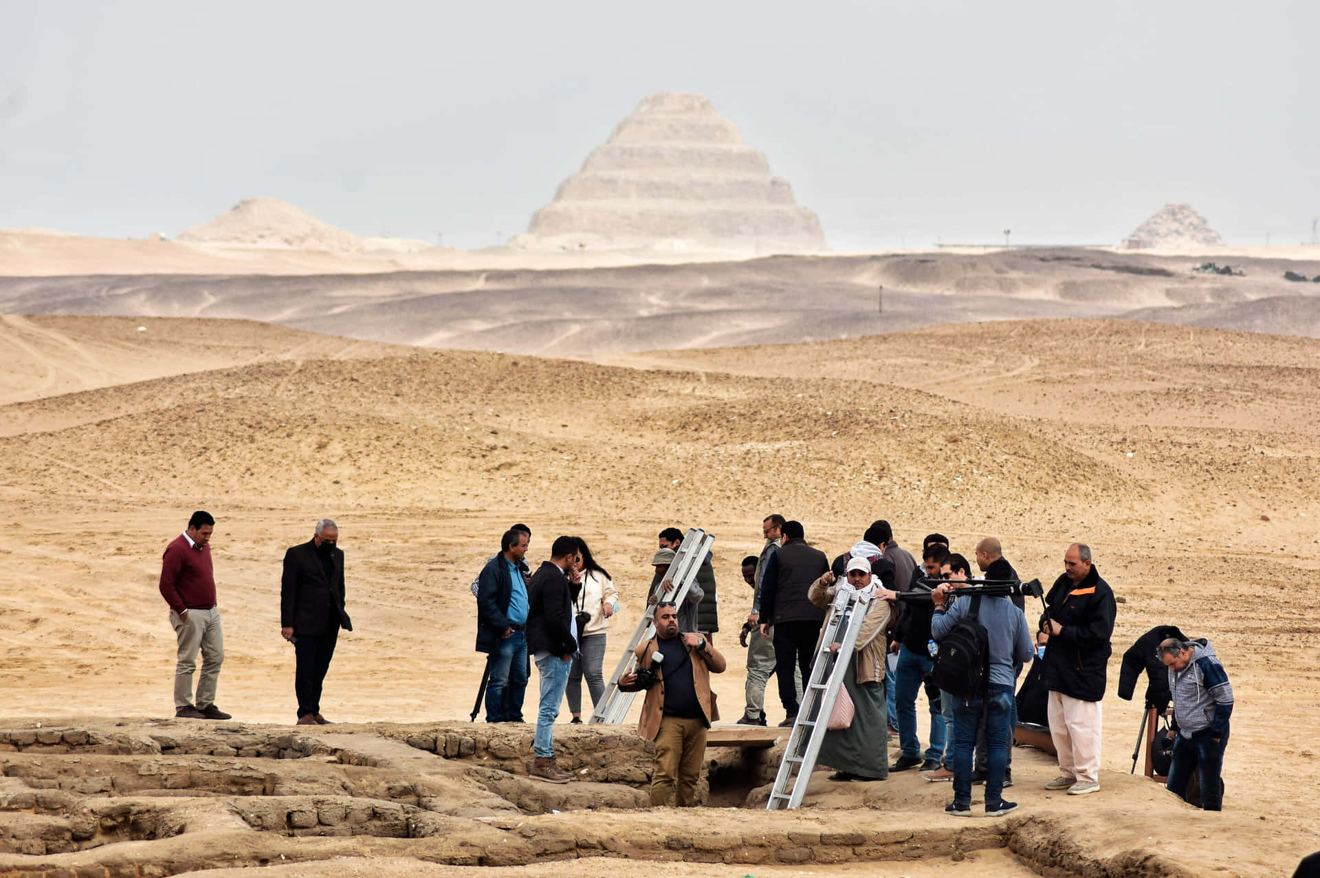 Saqqara Pyramid Inspection
