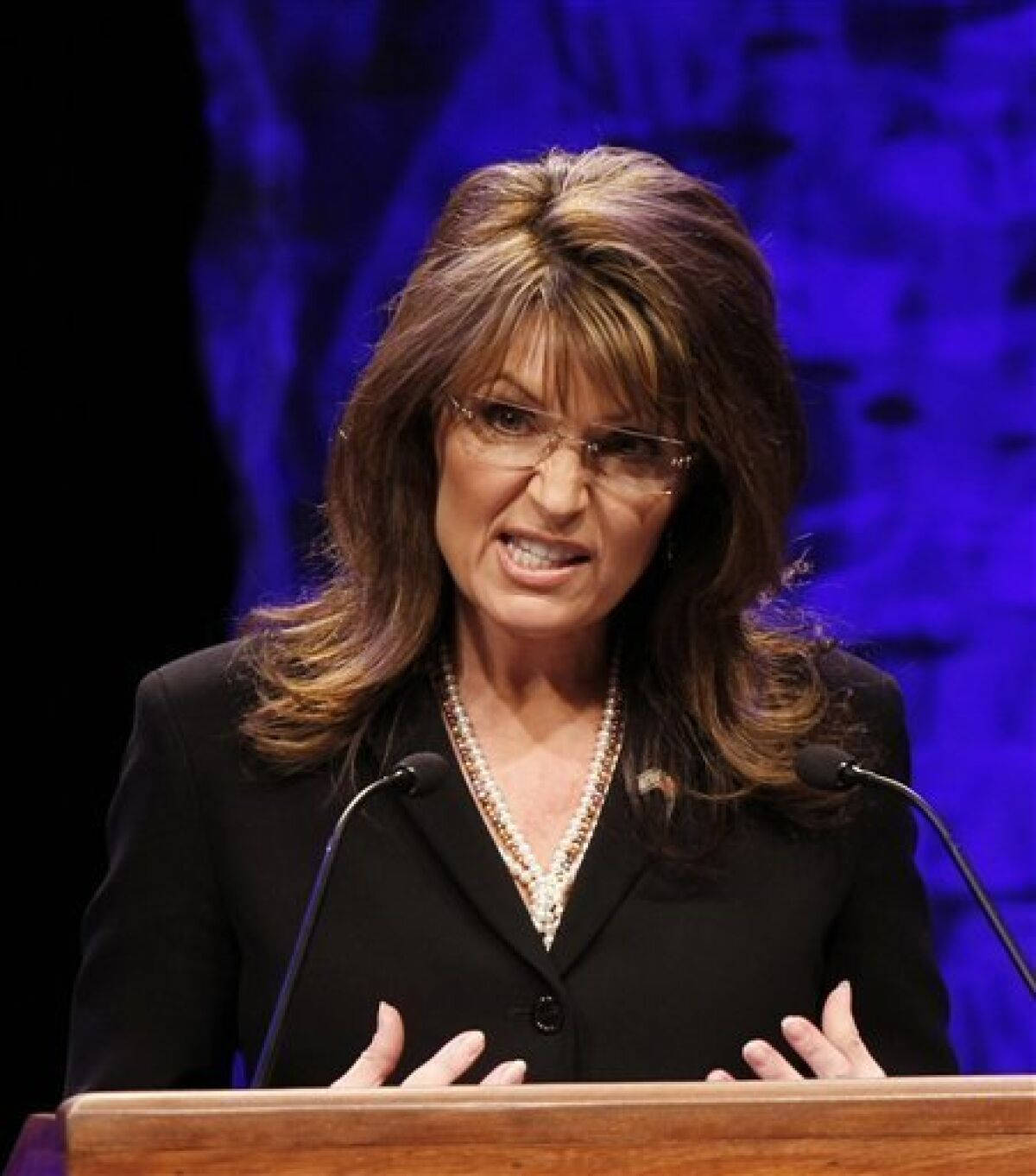 Sarah Palin Delivering An Inspiring Speech