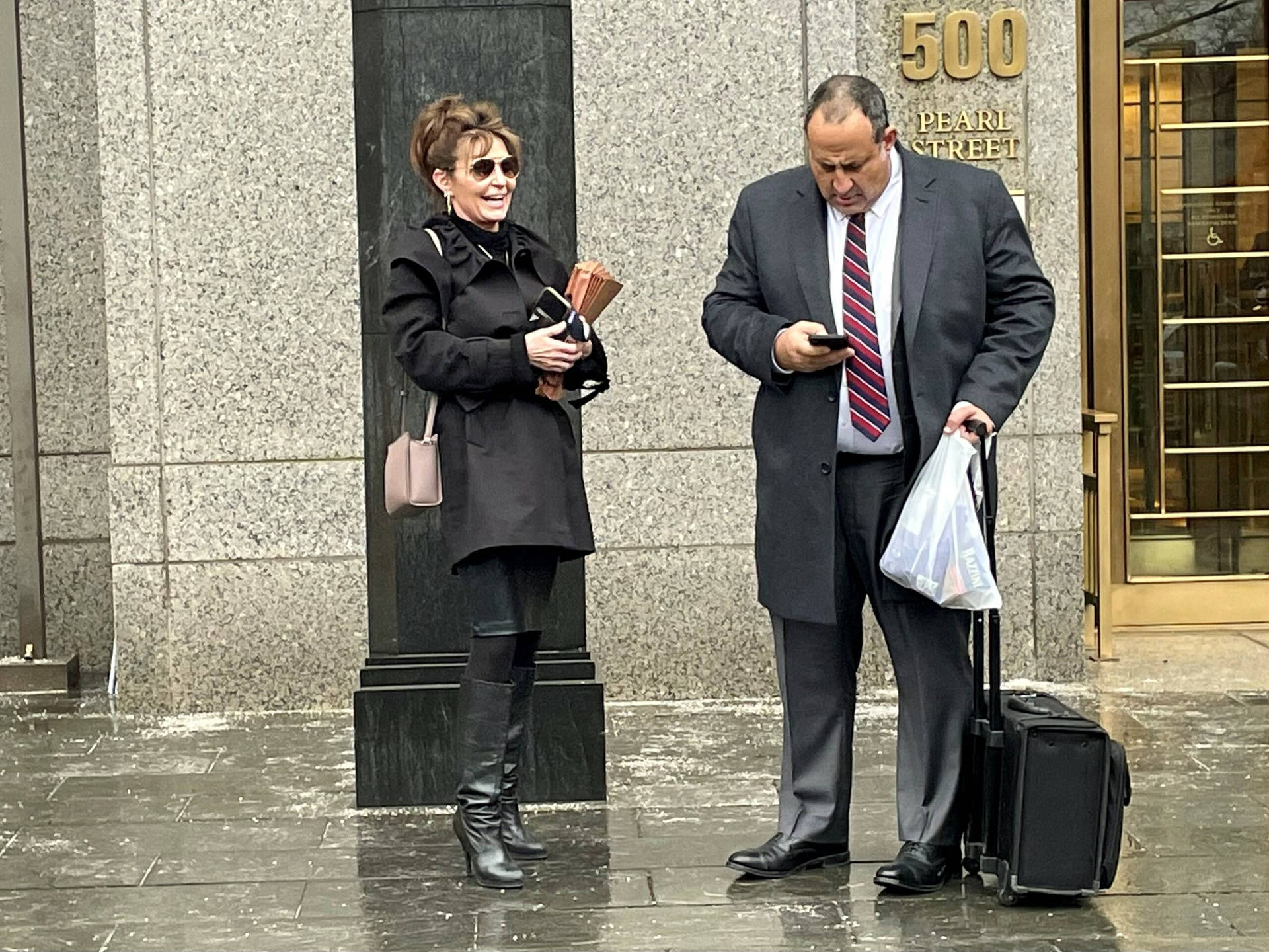 Sarah Palin Discussing Legal Matters With Her Attorney Background