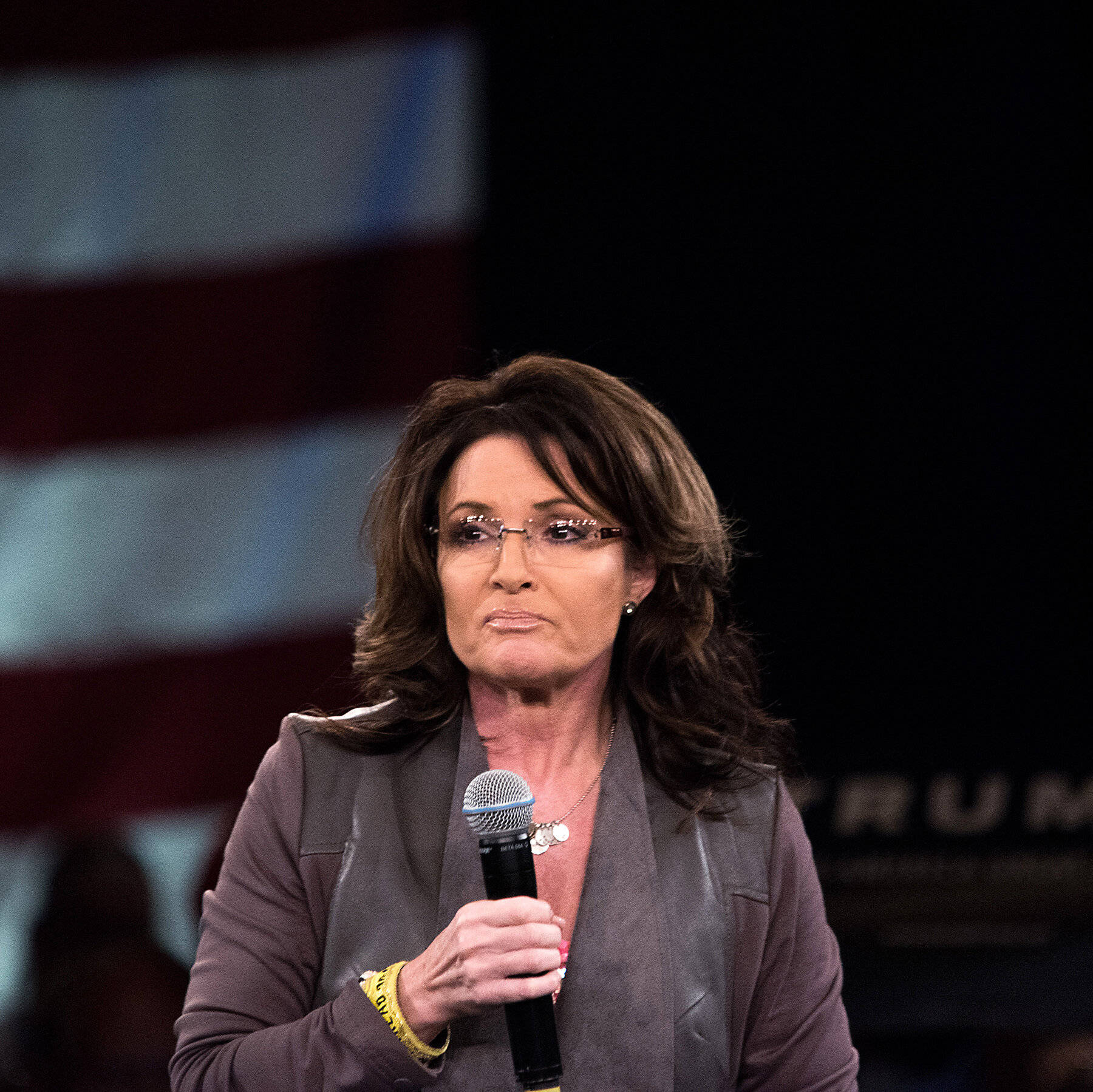 Sarah Palin With Sad Face Background