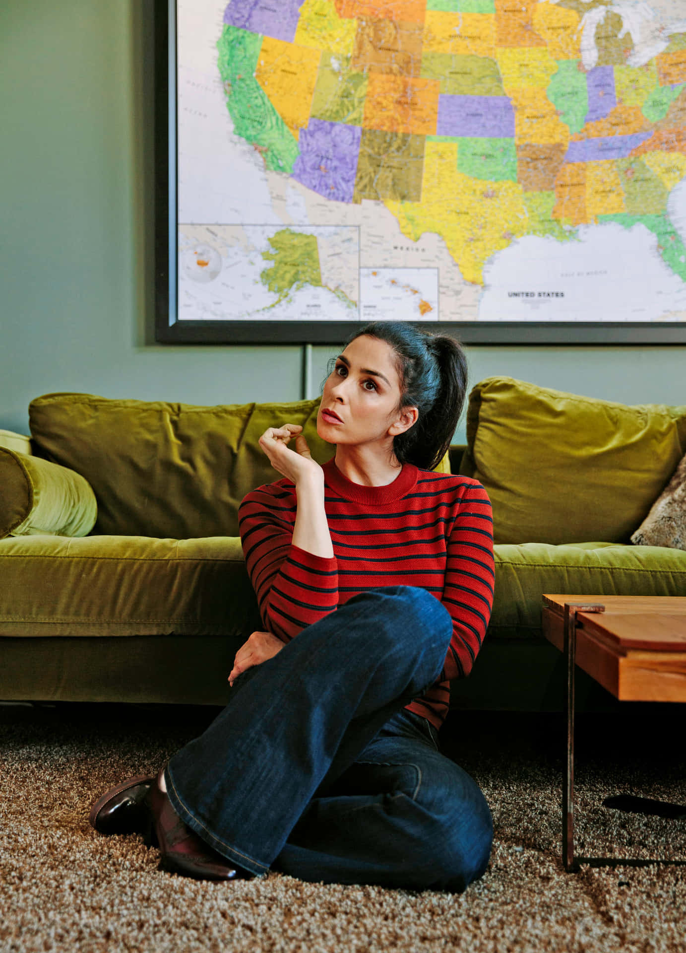 Sarah Silverman Smiling At The Camera