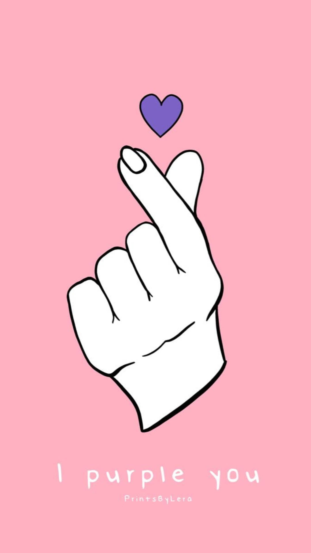 Saranghae I Purple You Background