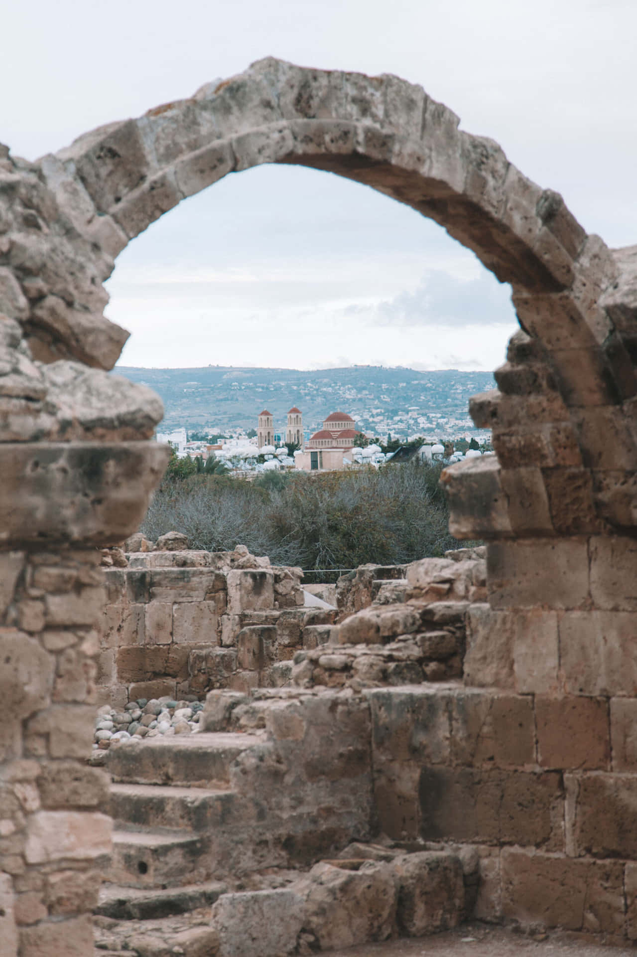Saranta Kolones In Paphos Background
