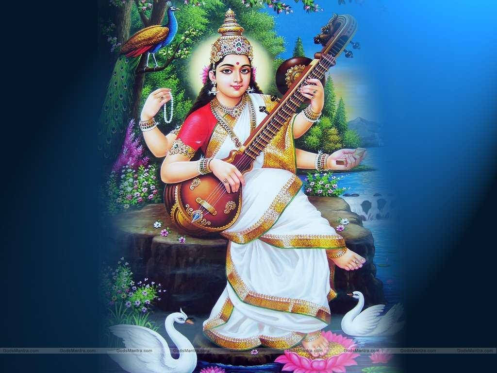 Saraswati Nature Background