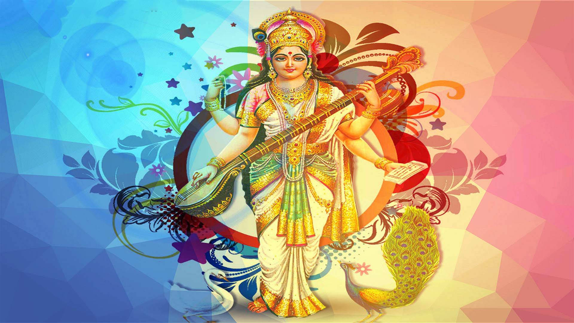 Saraswati Pastel Background