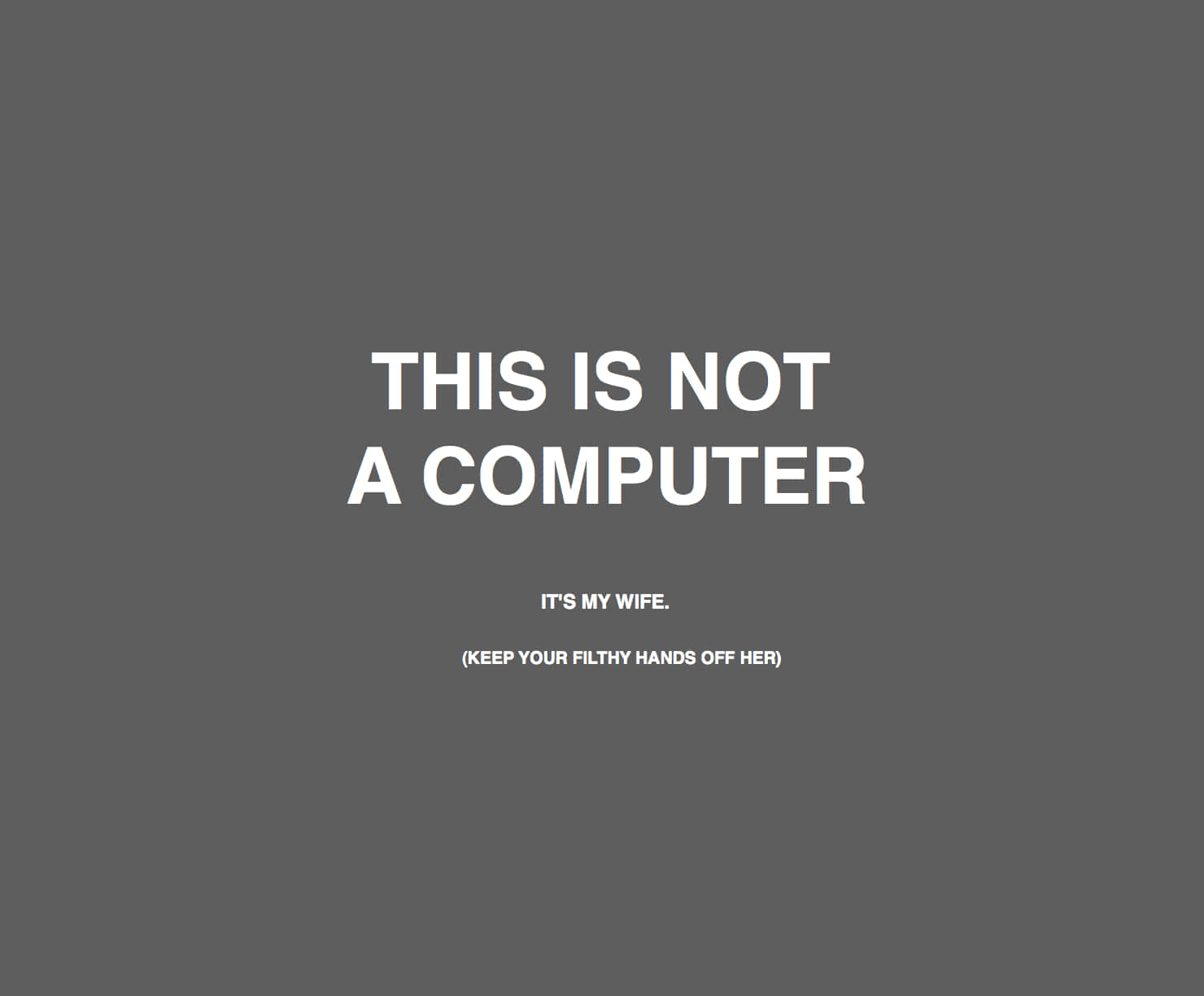 Sarcastic Computer Note Background
