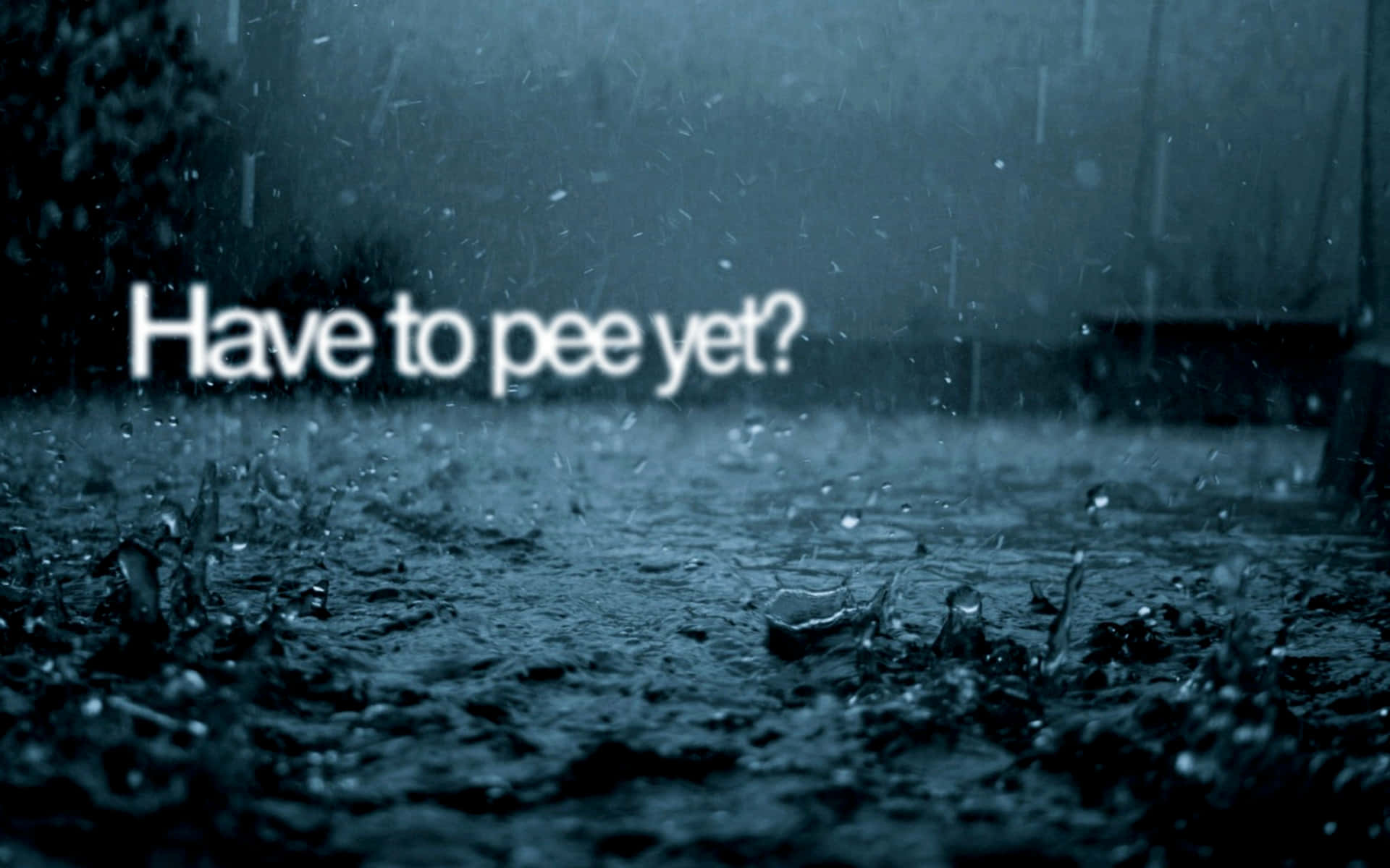 Sarcastic Rain Desktop Background