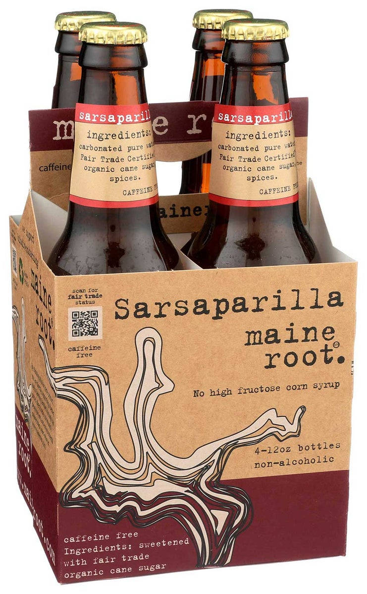 Sarsaparilla Maine Root Beer Set Box Background