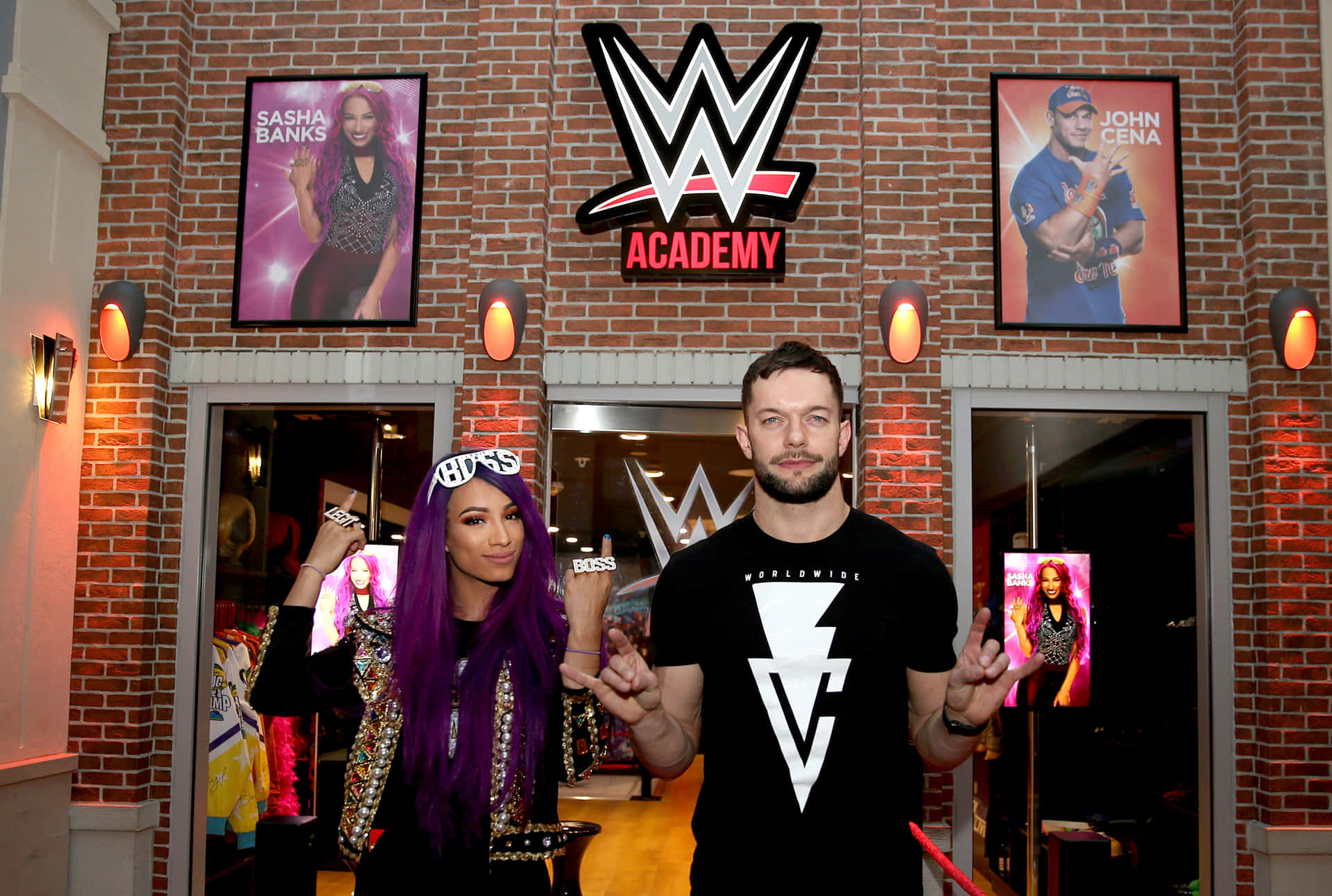 Sasha Banks Meet Finn Balor