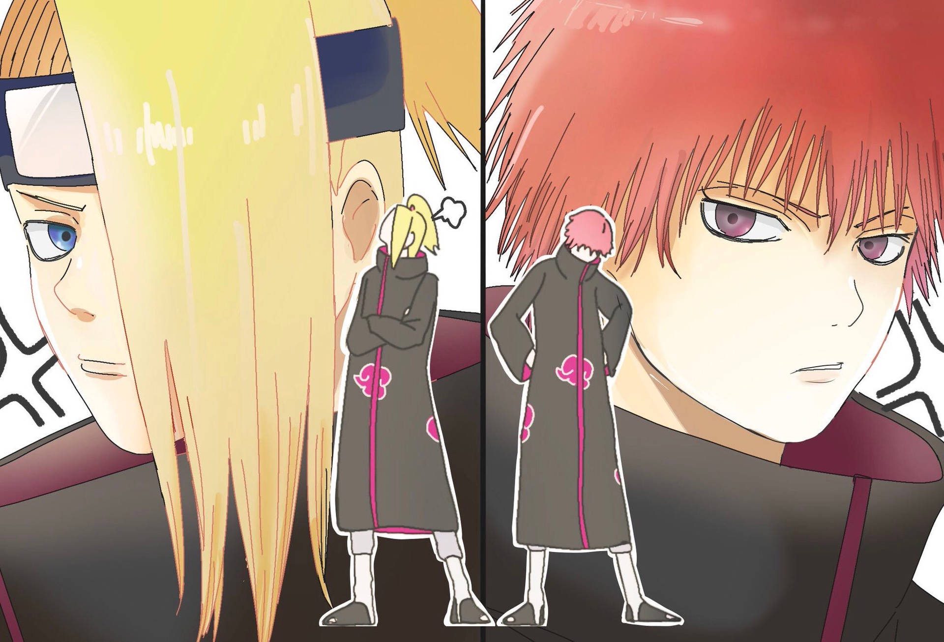 Sasori And Deidara Akatsuki Pc Background