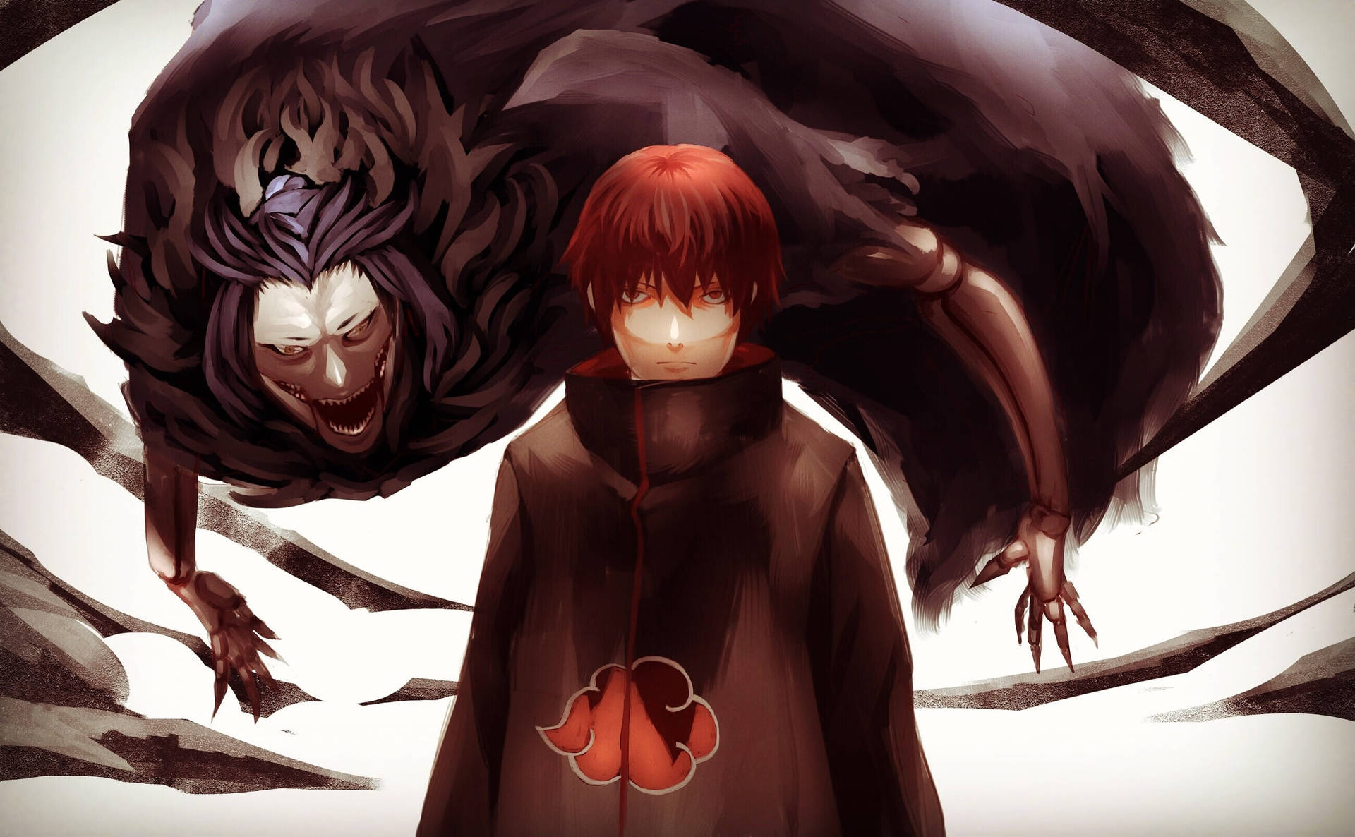 Sasori With Puppet Akatsuki Pc Background