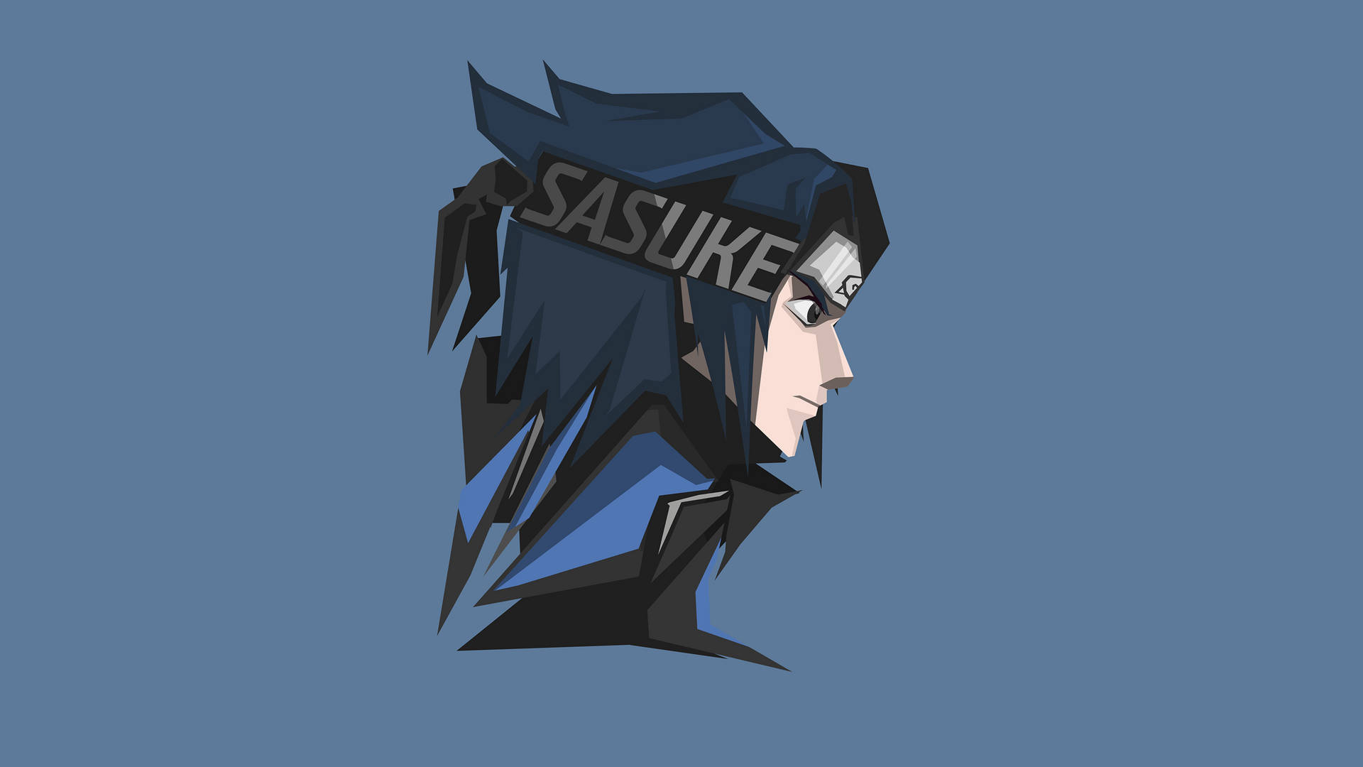 Sasuke 3d Sticker 4k Background