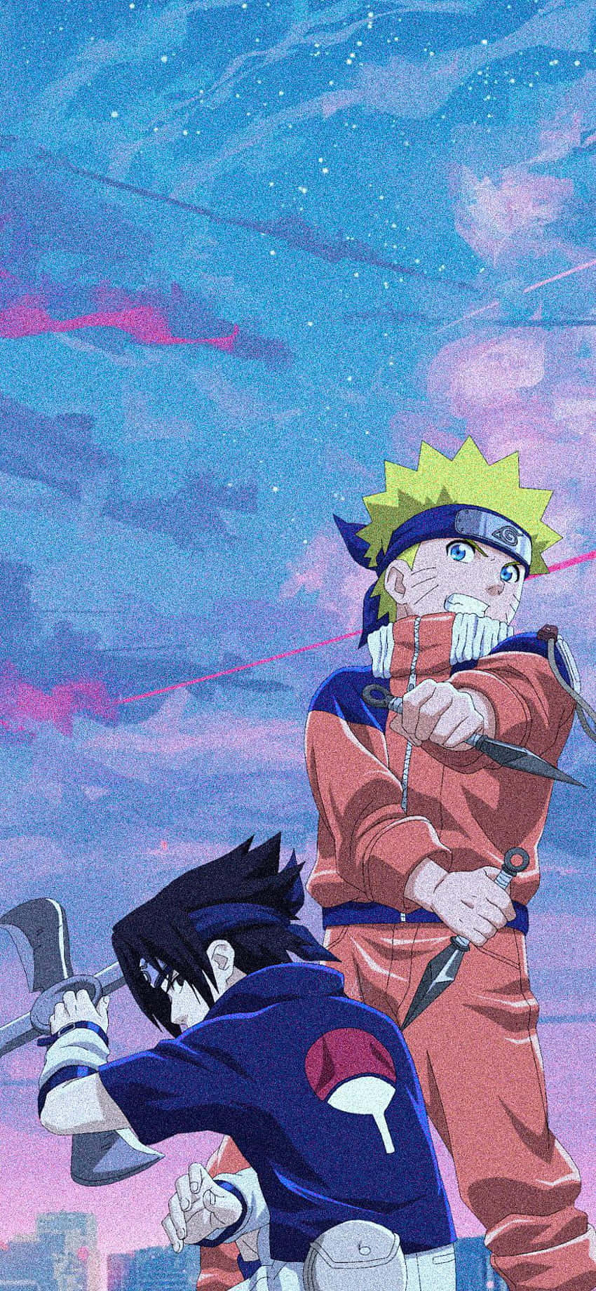 Sasuke And Naruto Aesthetic Phone Background