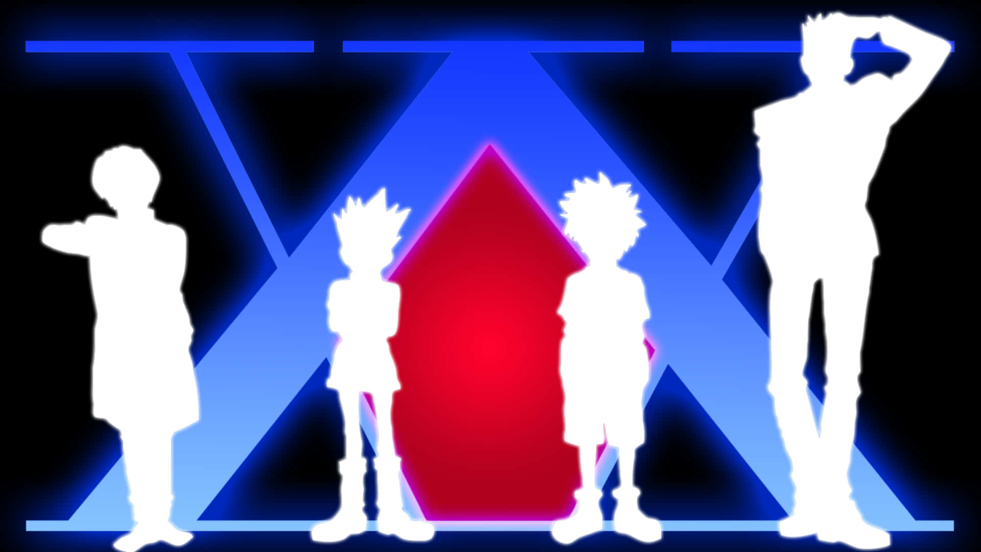 Sasuke And Naruto – Hunter X Hunter Minimalist Background