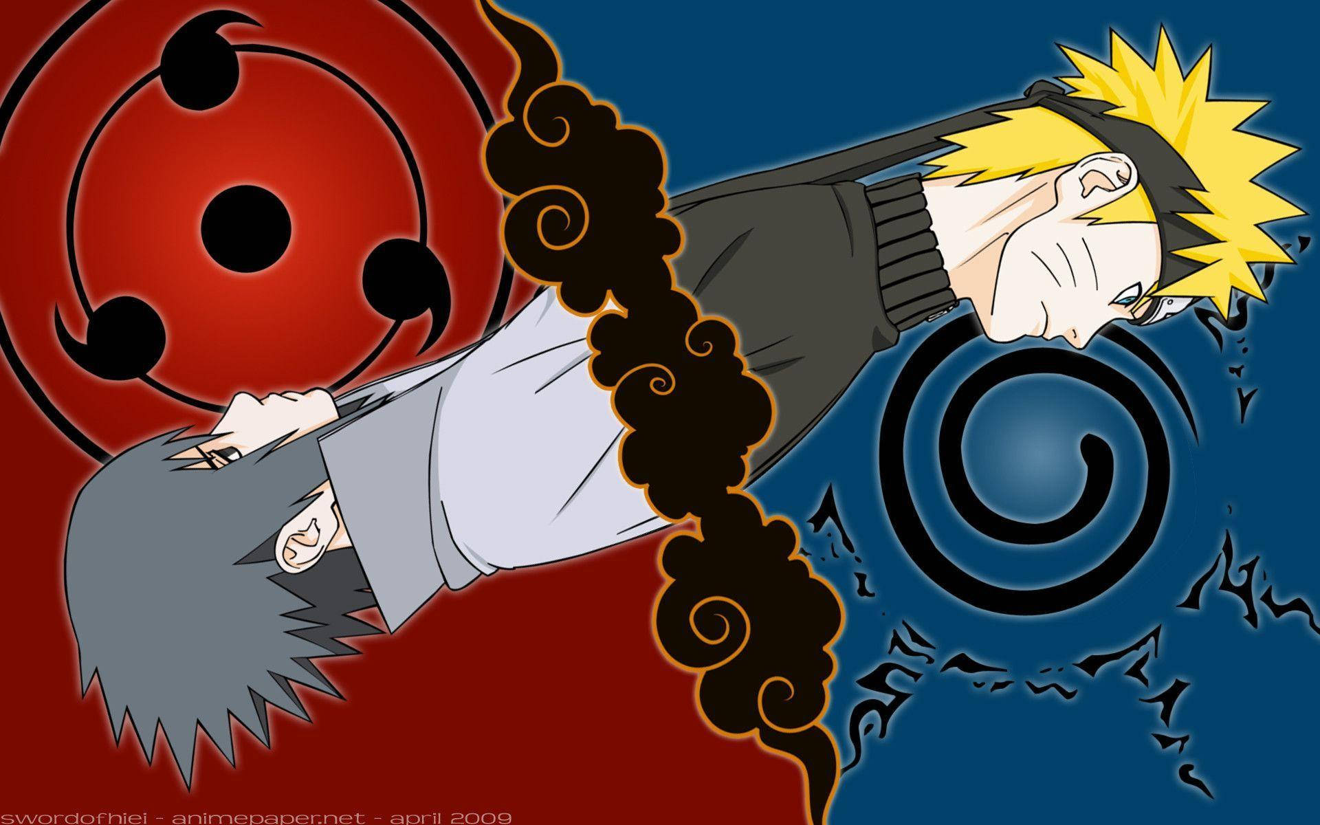 Sasuke And Naruto Pc Background