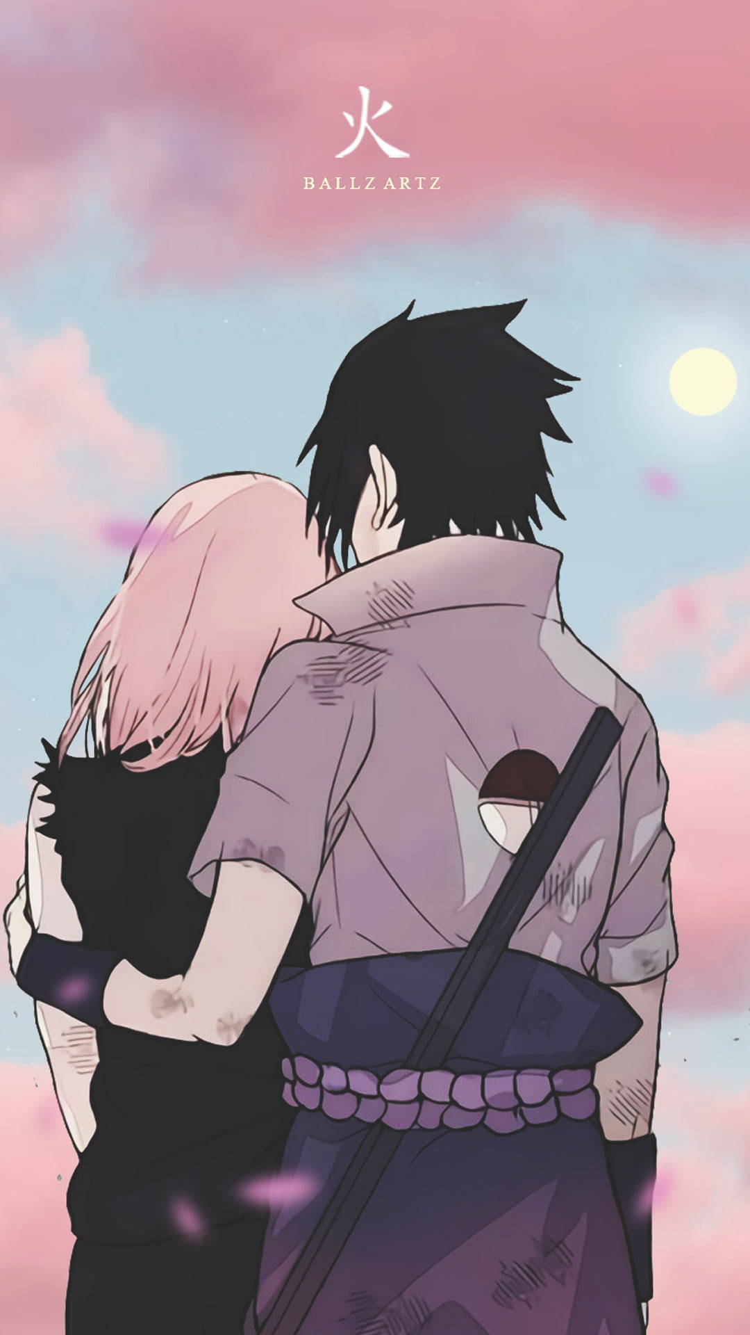 Sasuke And Sakura Aesthetic Anime Couple Background