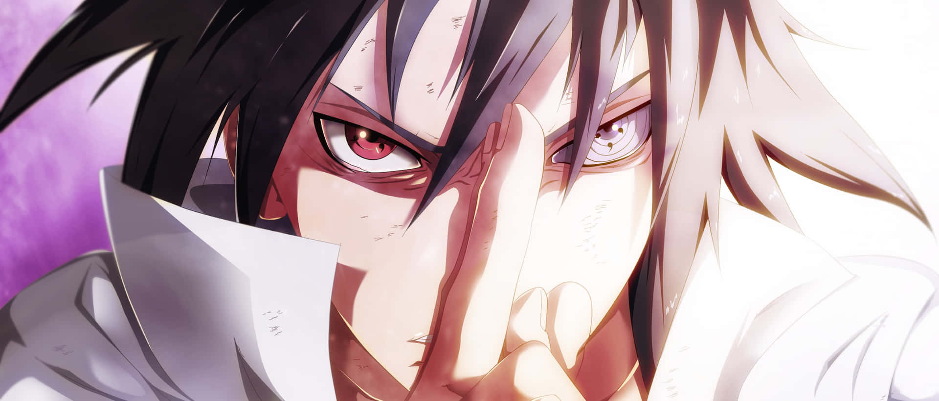 Sasuke Angry Eyes Manga Background