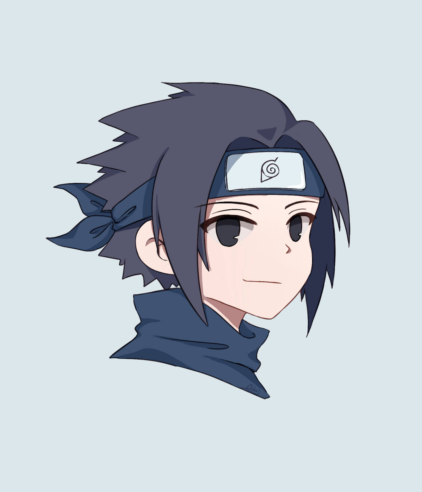 Sasuke Pfp Chibi Background